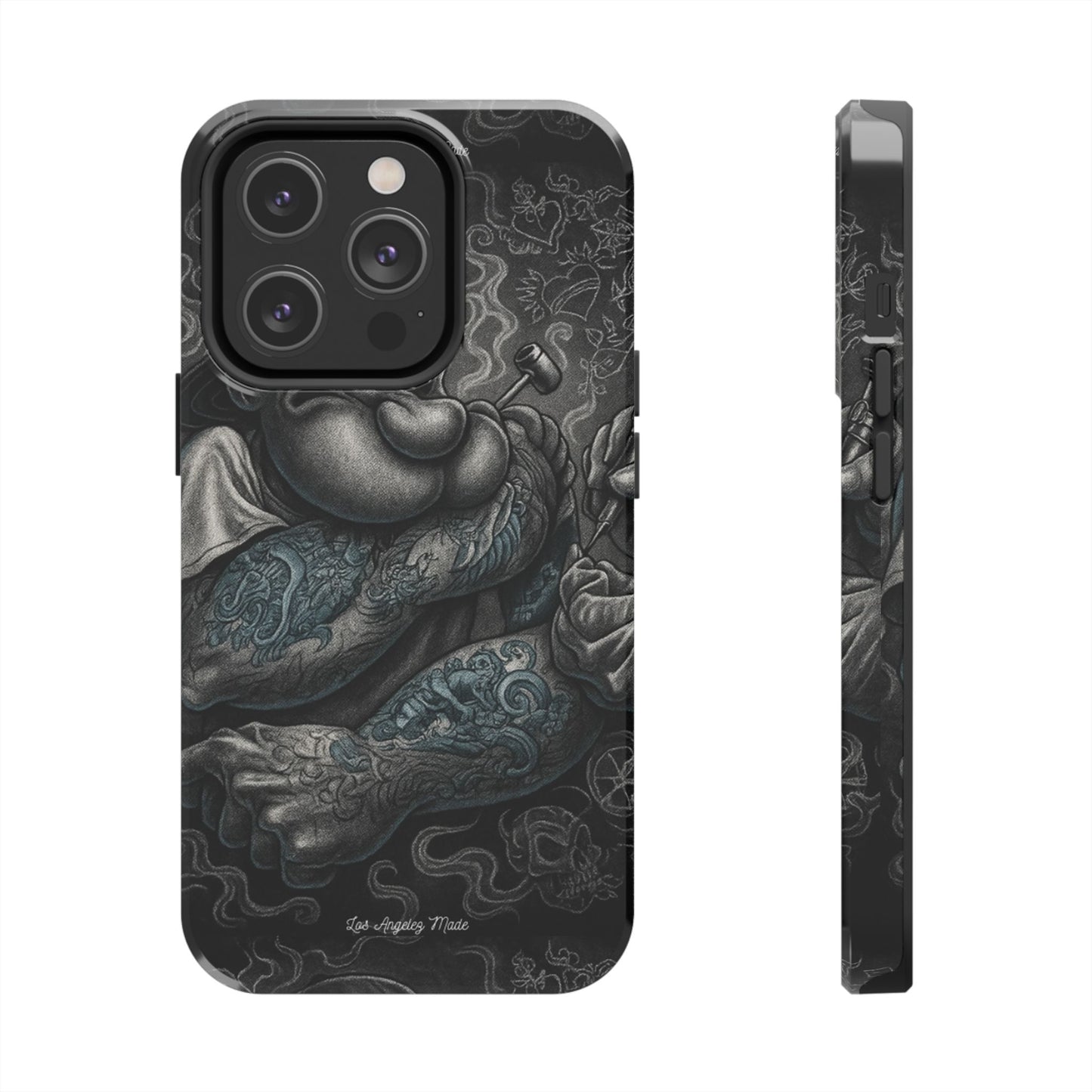 Los Angelez Made x Popeye Getting Tatted Tough Phone Case