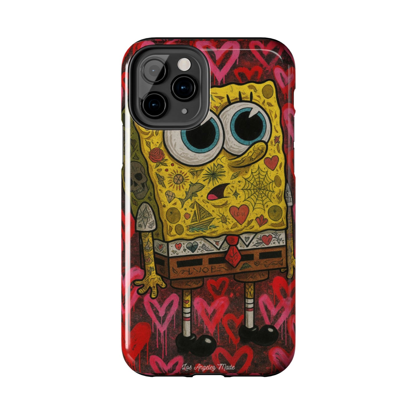 Los Angelez Made x Tatted Spongebob Tough Phone Case