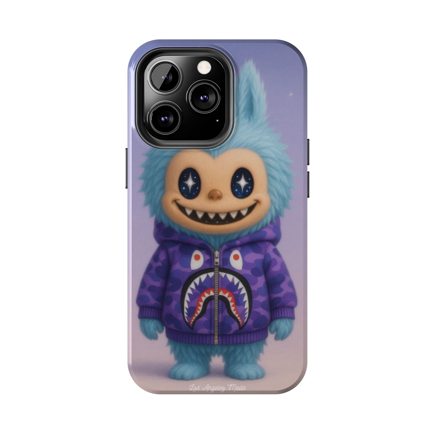 Los Angelez Made x Labubu BAPE Hoodie Tough Phone Case