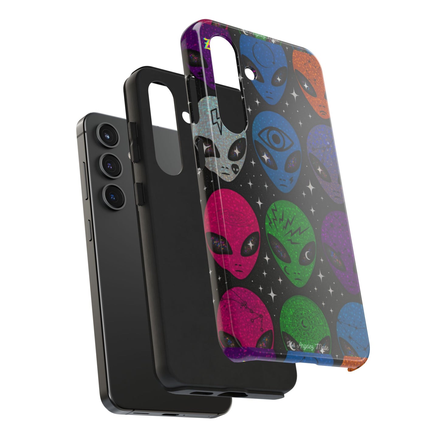Los Angelez Made x Y2K Alien Sticker Sheet Tough Phone Case