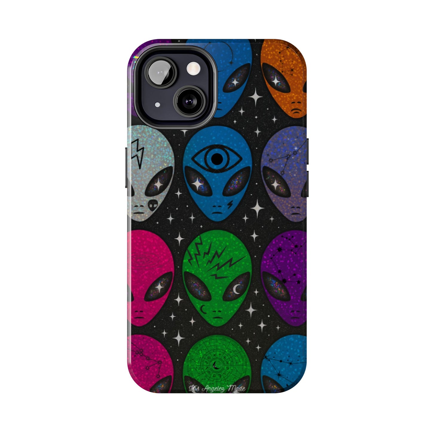 Los Angelez Made x Y2K Alien Sticker Sheet Tough Phone Case