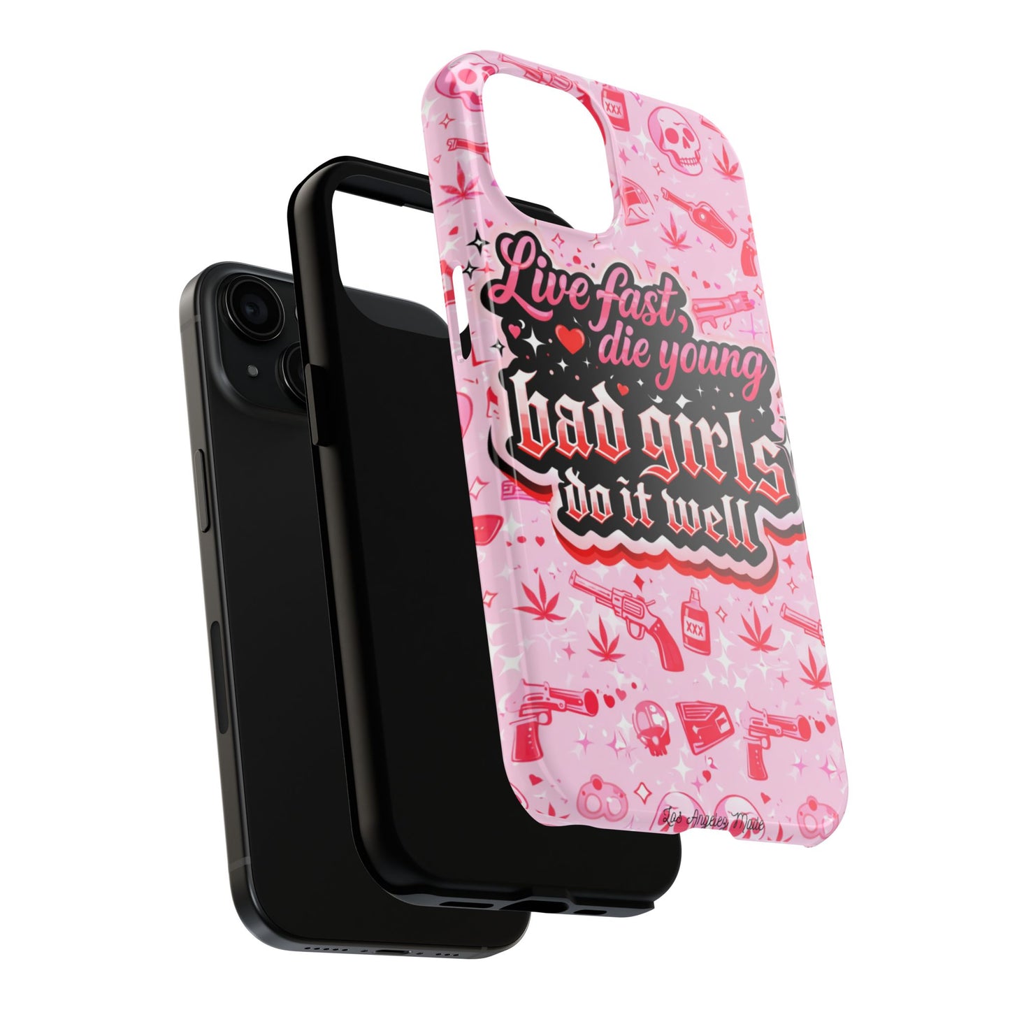 Los Angelez Made x "Live Fast, Die Young'' Tough Phone Case