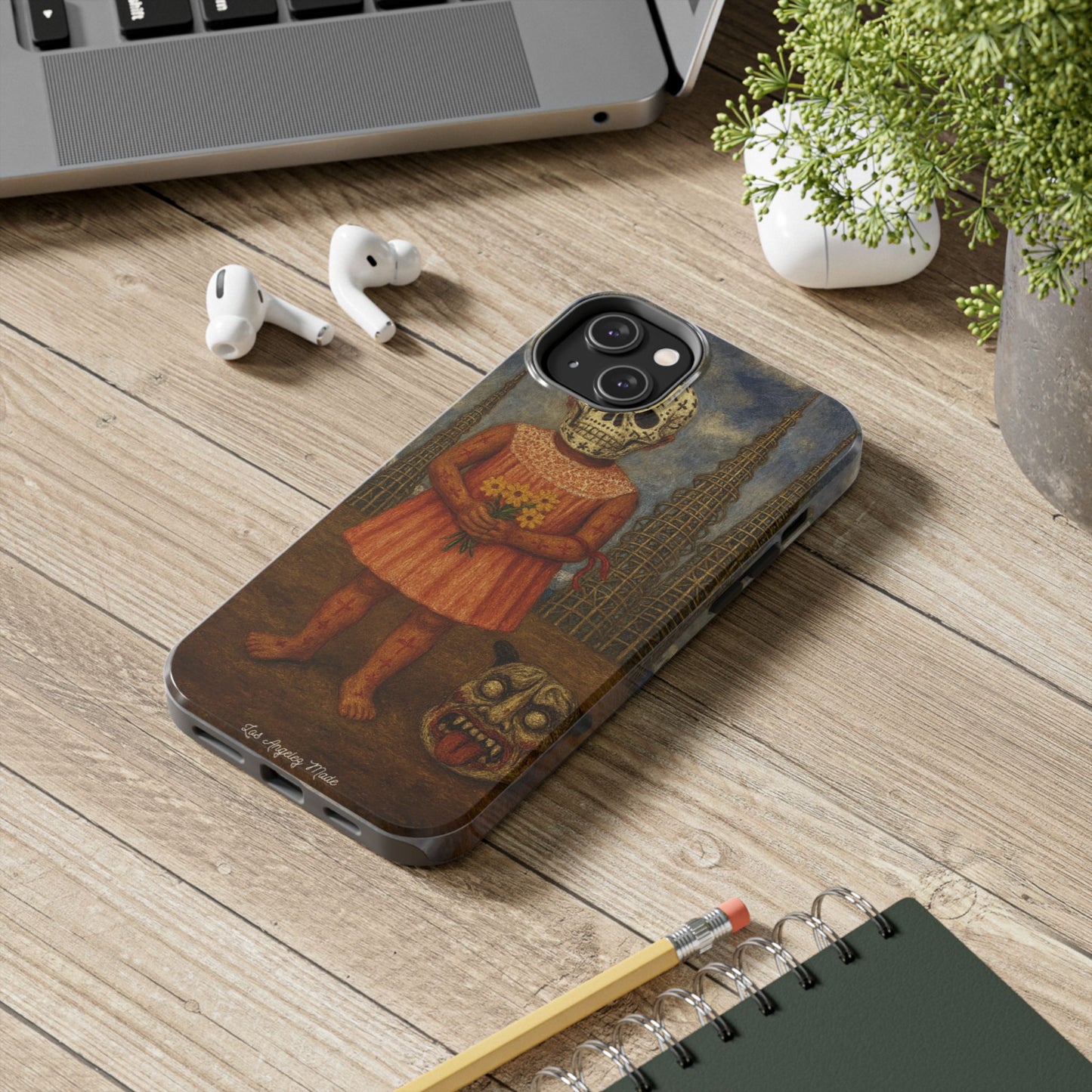 Los Angelez Made x Girl With Death Mask Tough Phone Case