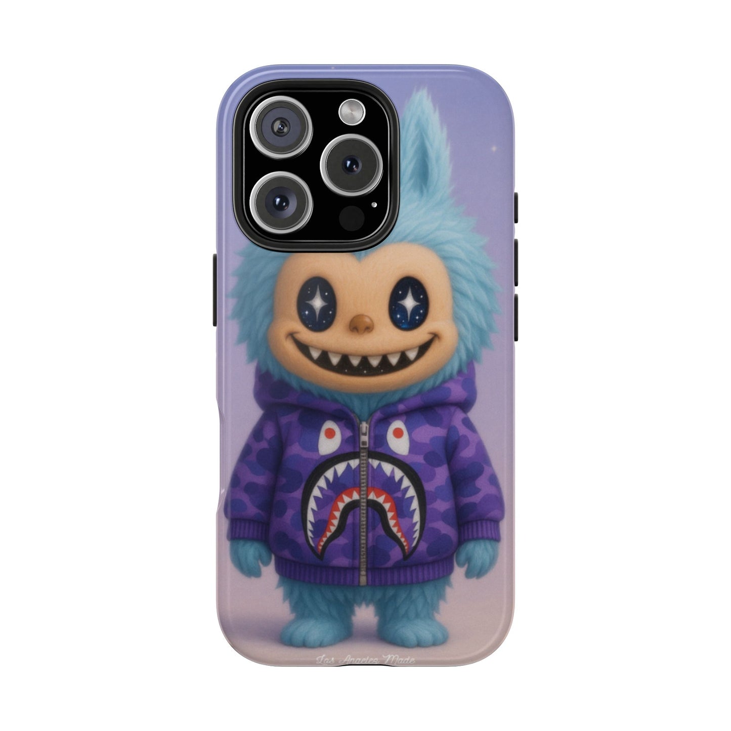 Los Angelez Made x Labubu BAPE Hoodie Tough Phone Case