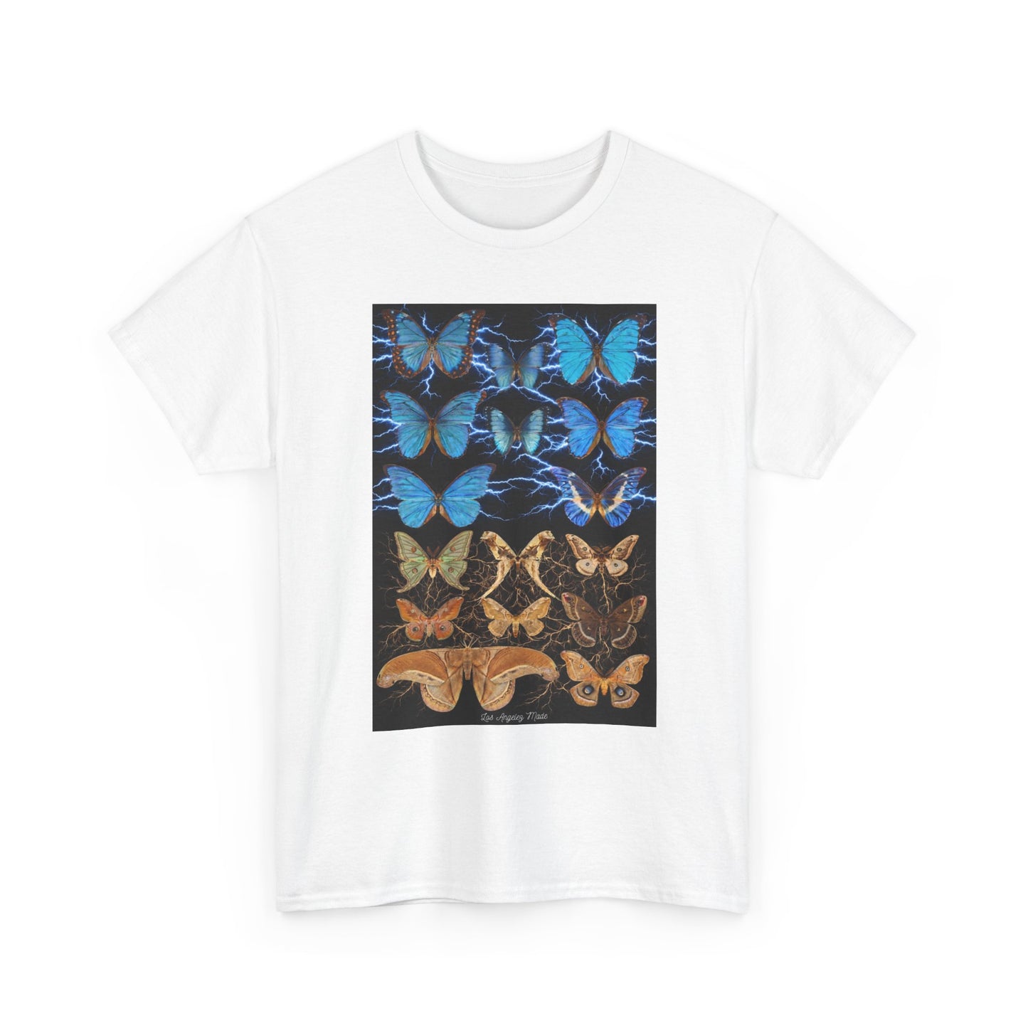 Los Angelez Made x Heaven & Earth Butterflies Unisex Heavy Cotton T-Shirt