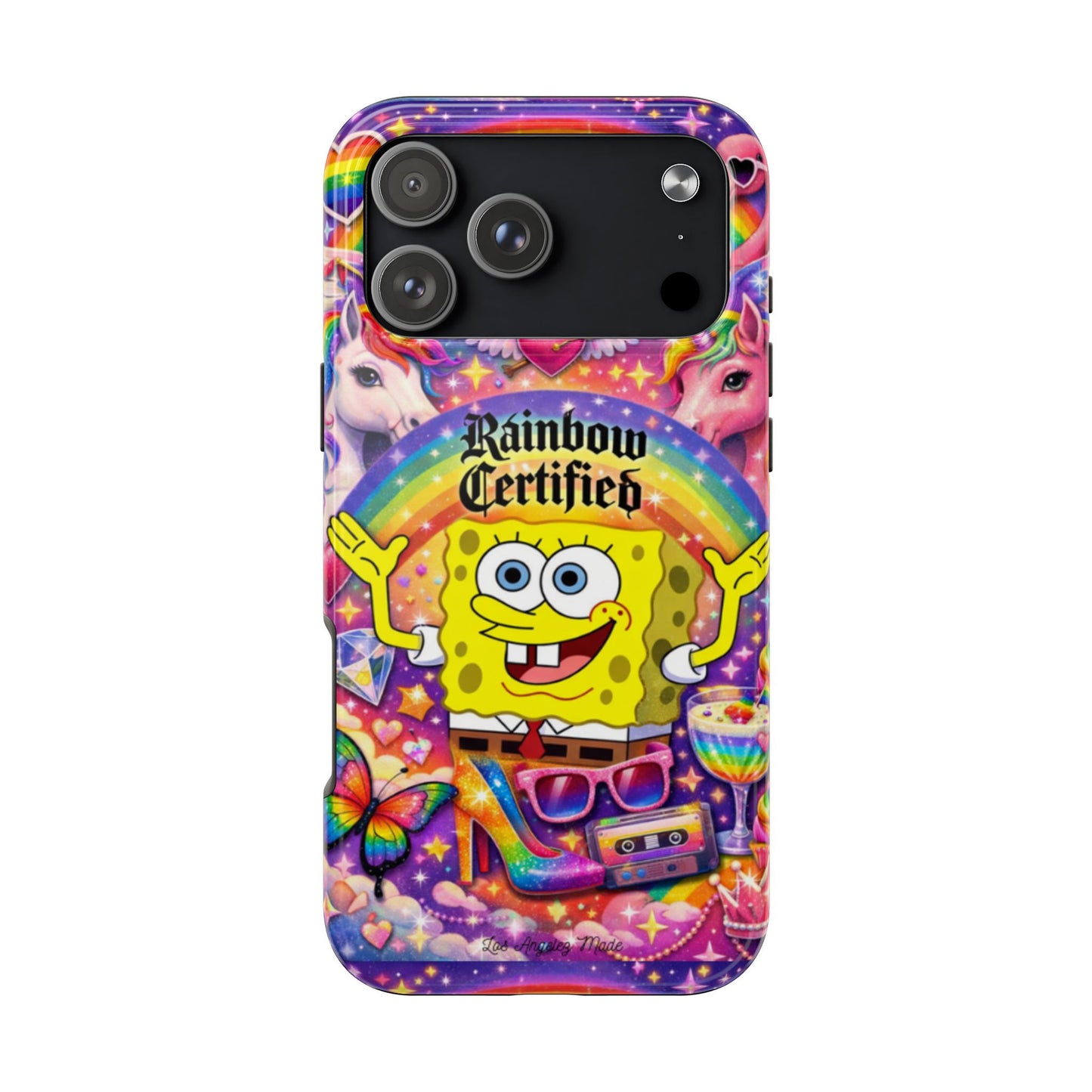 Los Angelez Made x Gay SpongeBob ''Rainbow Certified'' Tough Phone Case