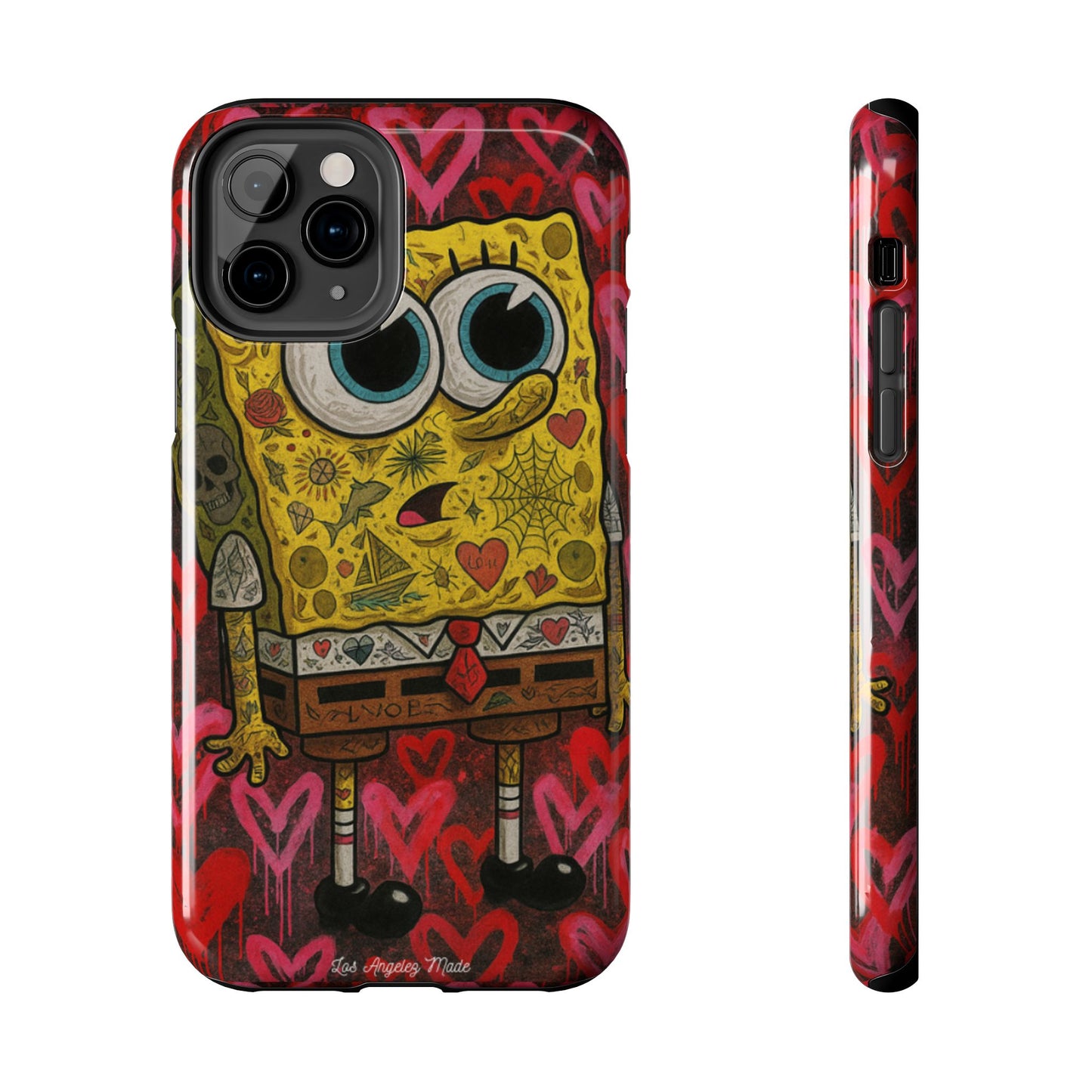 Los Angelez Made x Tatted Spongebob Tough Phone Case