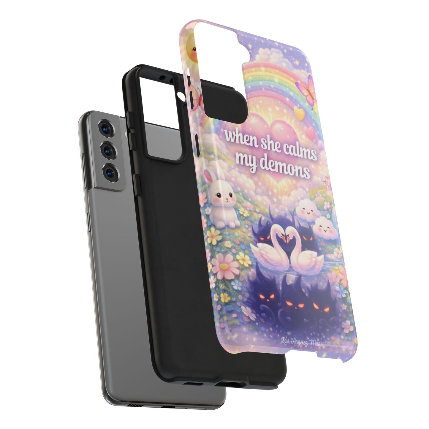 Los Angelez Made x ''When She Calms My Demons'' Tough Phone Case