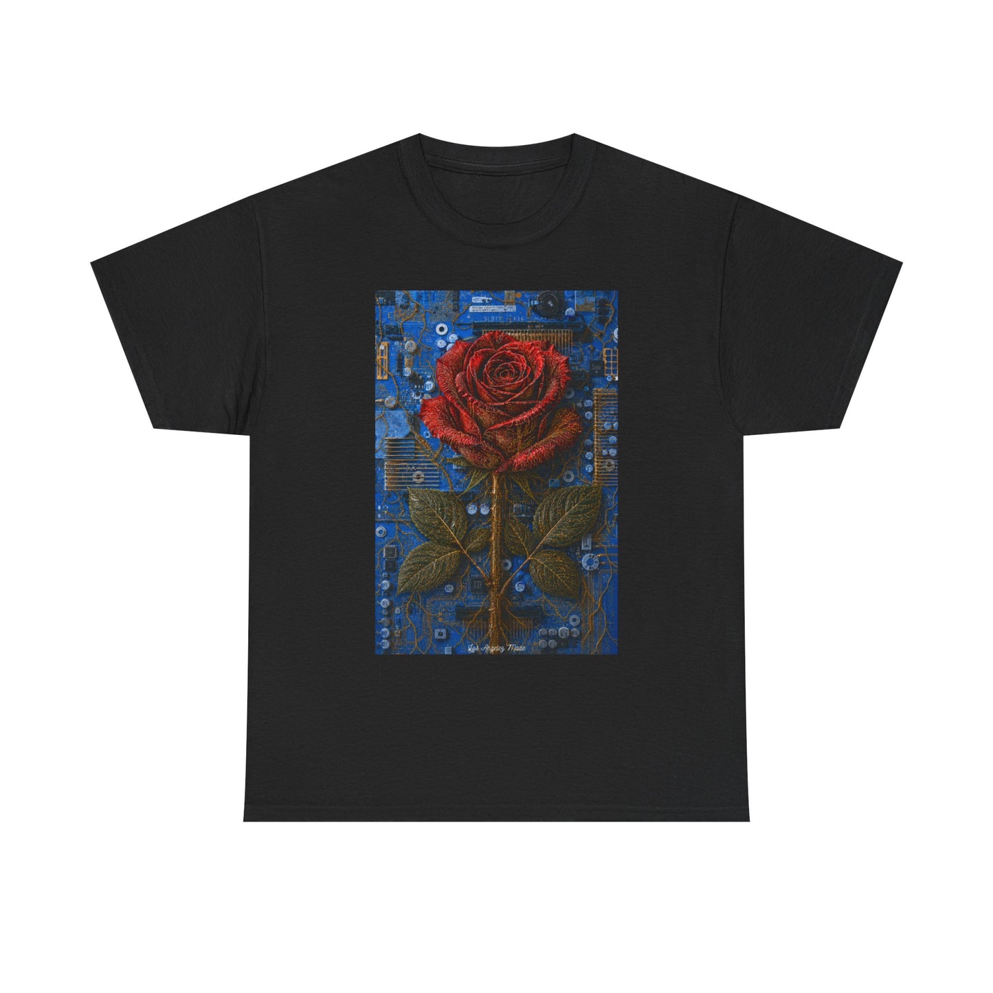 Los Angelez Made x Wired Bloom Unisex Heavy Cotton T-Shirt