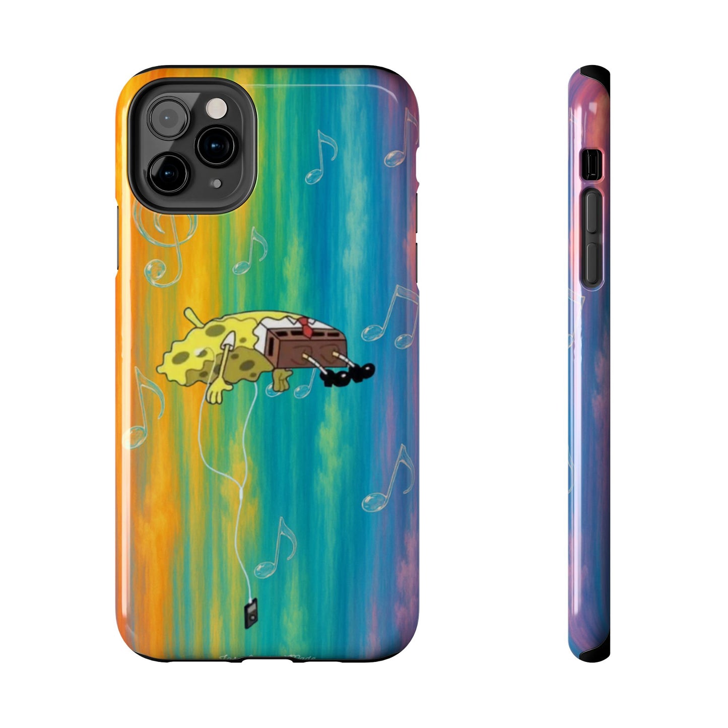 Los Angelez Made x Spongebob Music Is Life Tough Phone Case