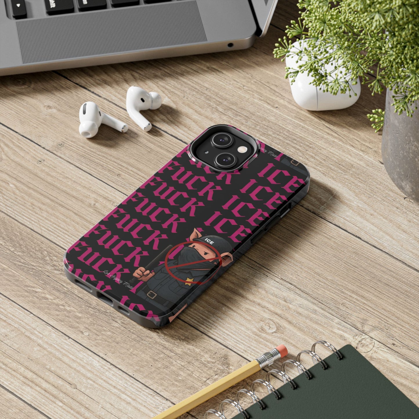 Los Angelez Made x F*ck ICE Tough Phone Case