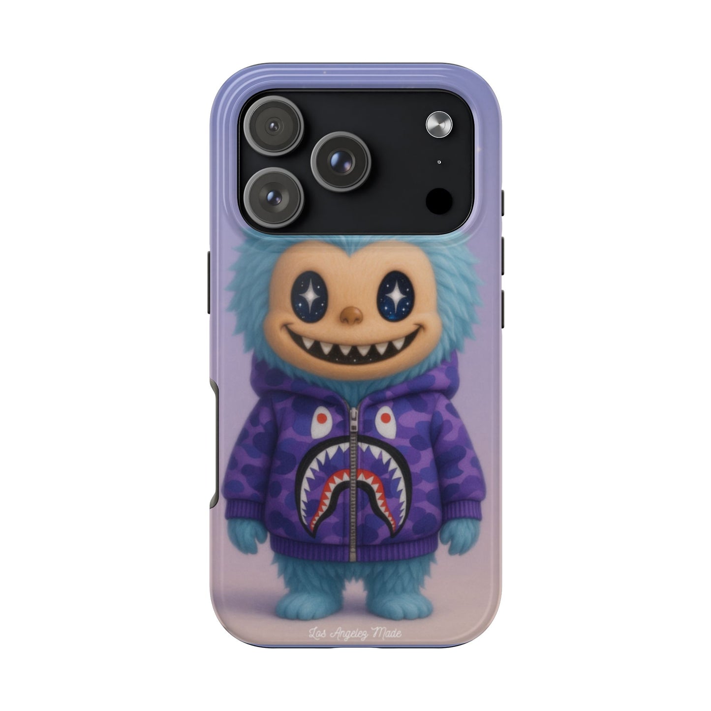 Los Angelez Made x Labubu BAPE Hoodie Tough Phone Case