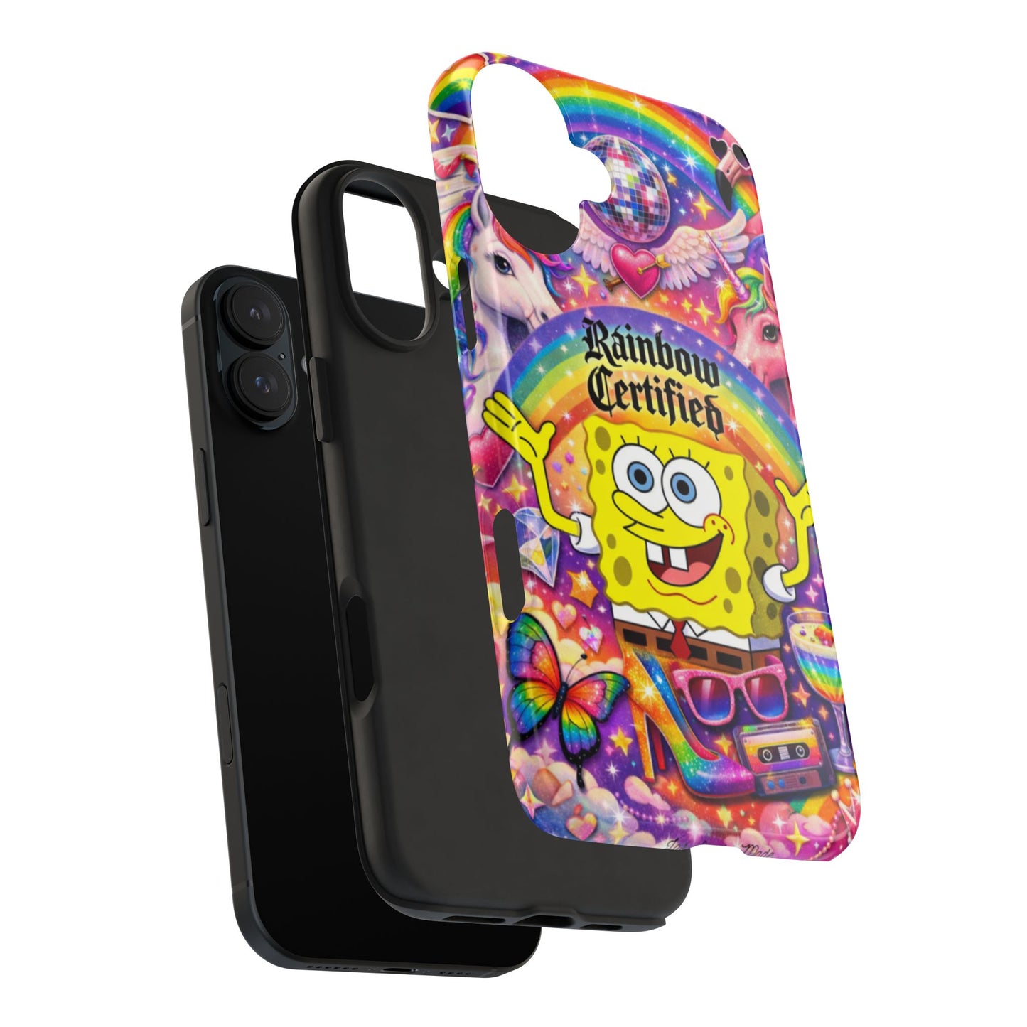 Los Angelez Made x Gay SpongeBob ''Rainbow Certified'' Tough Phone Case