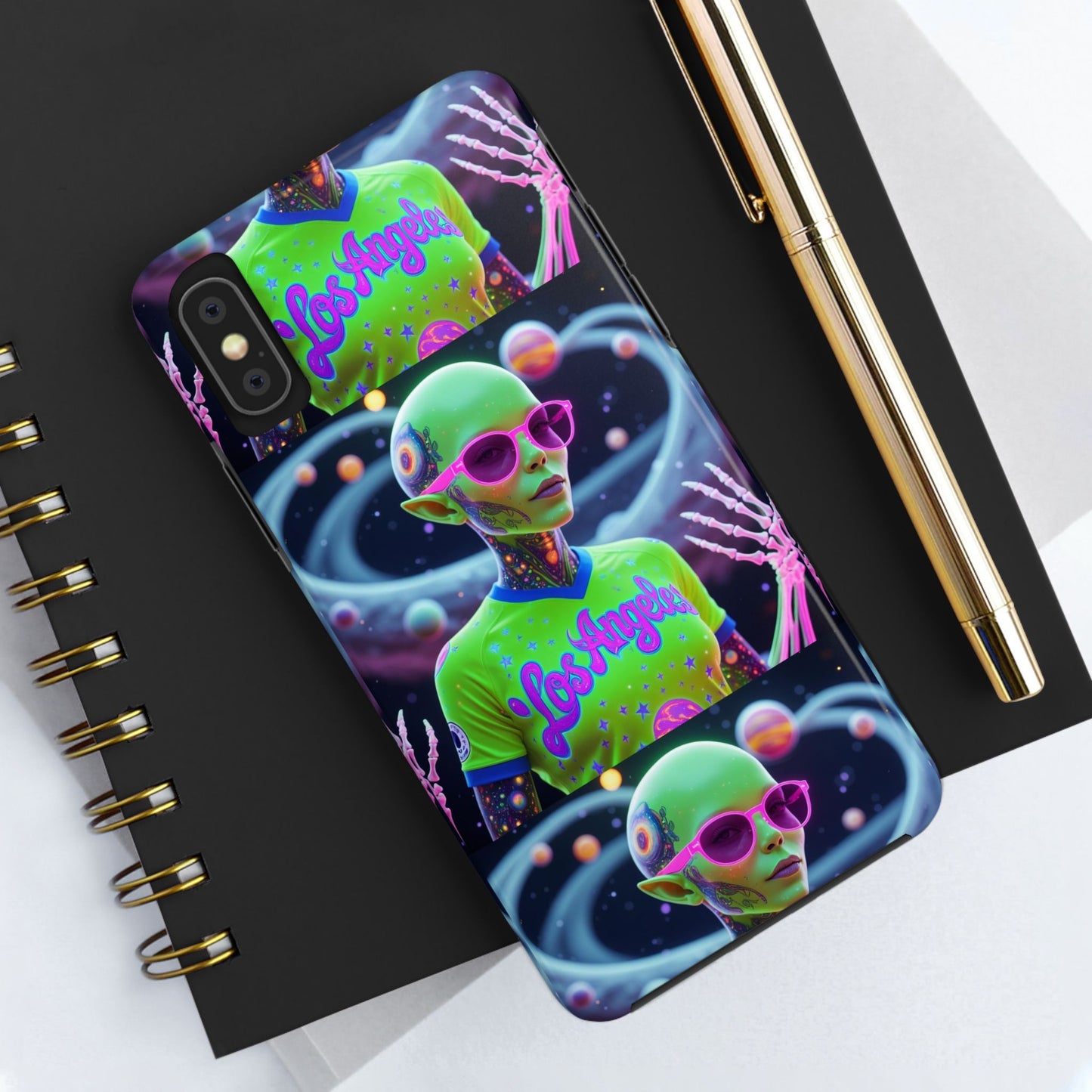 Los Angelez Made x Neon Alien Tough Phone Case