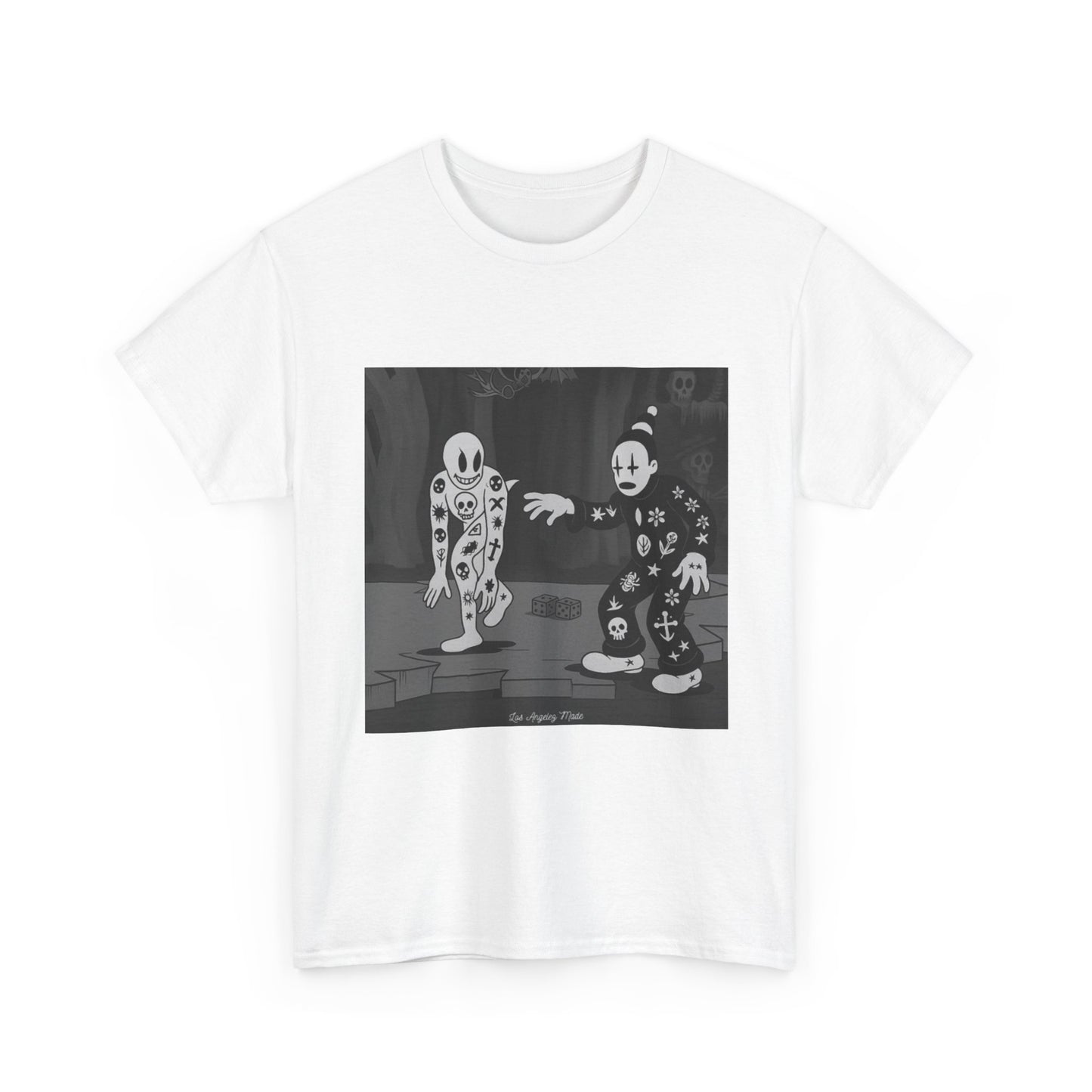 Los Angelez Made x Spooky Ghosts Unisex Heavy Cotton T-Shirt