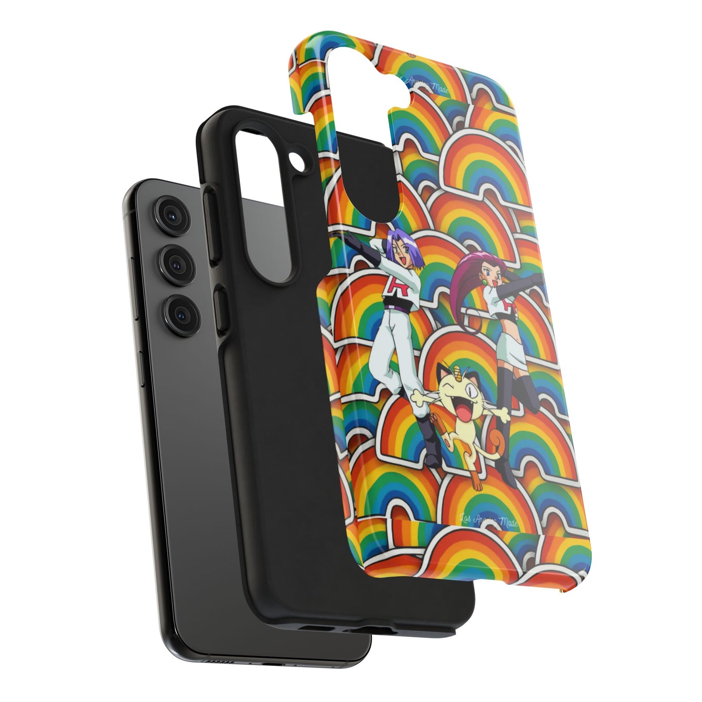Los Angelez Made x Team Rocket Rainbow Emoji Tough Phone Case