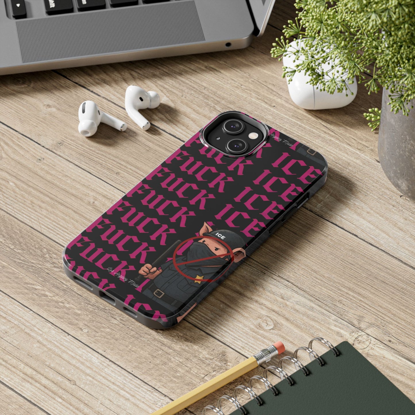Los Angelez Made x F*ck ICE Tough Phone Case