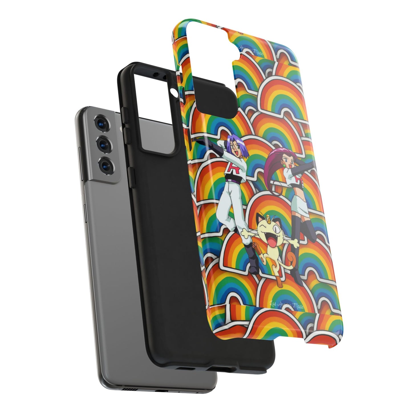 Los Angelez Made x Team Rocket Rainbow Emoji Tough Phone Case