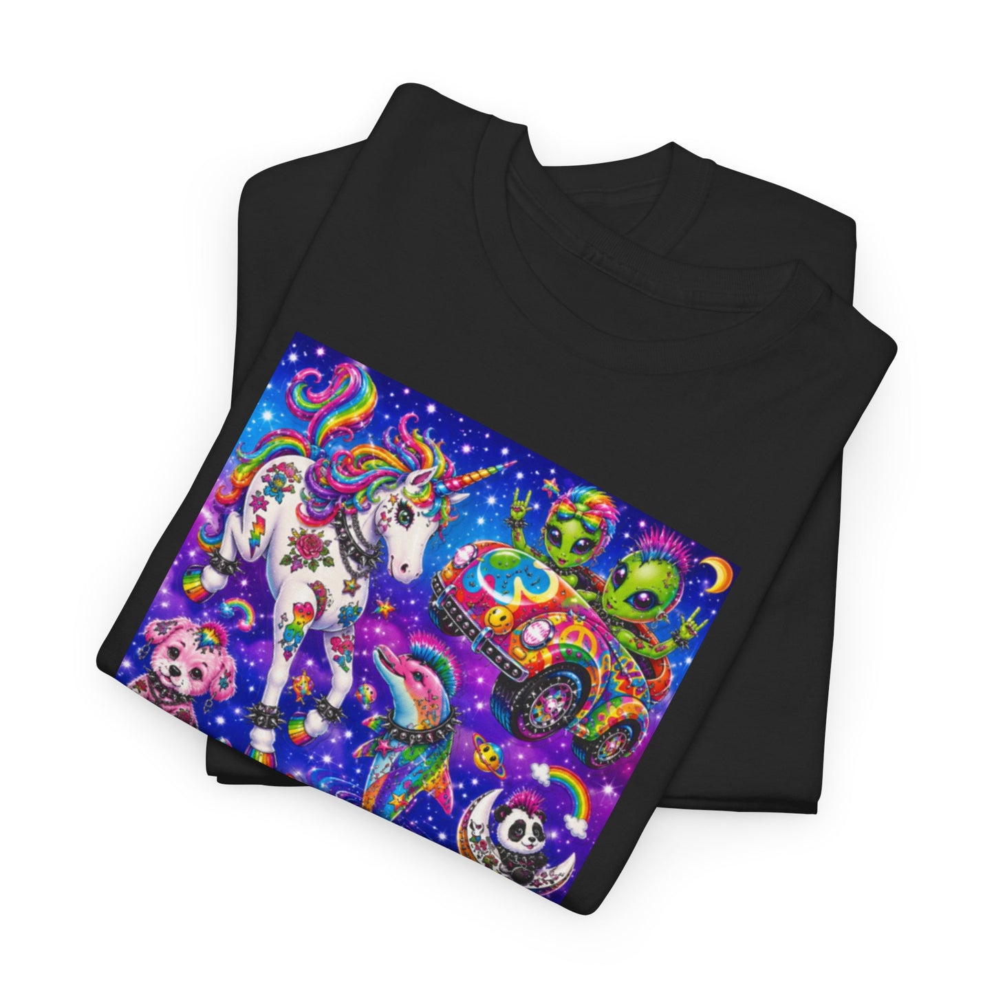 Los Angelez Made x Punk Rock Lisa Frank II Unisex Heavy Cotton T-Shirt