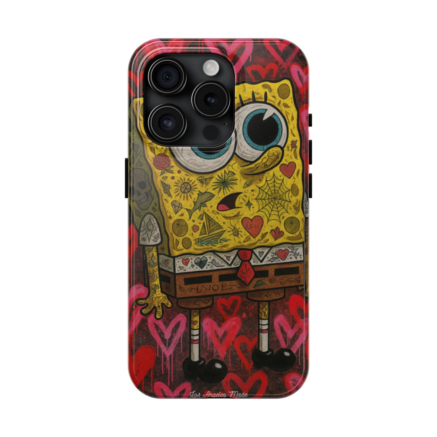 Los Angelez Made x Tatted Spongebob Tough Phone Case