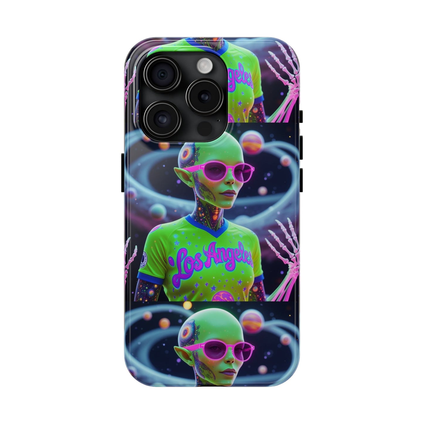 Los Angelez Made x Neon Alien Tough Phone Case