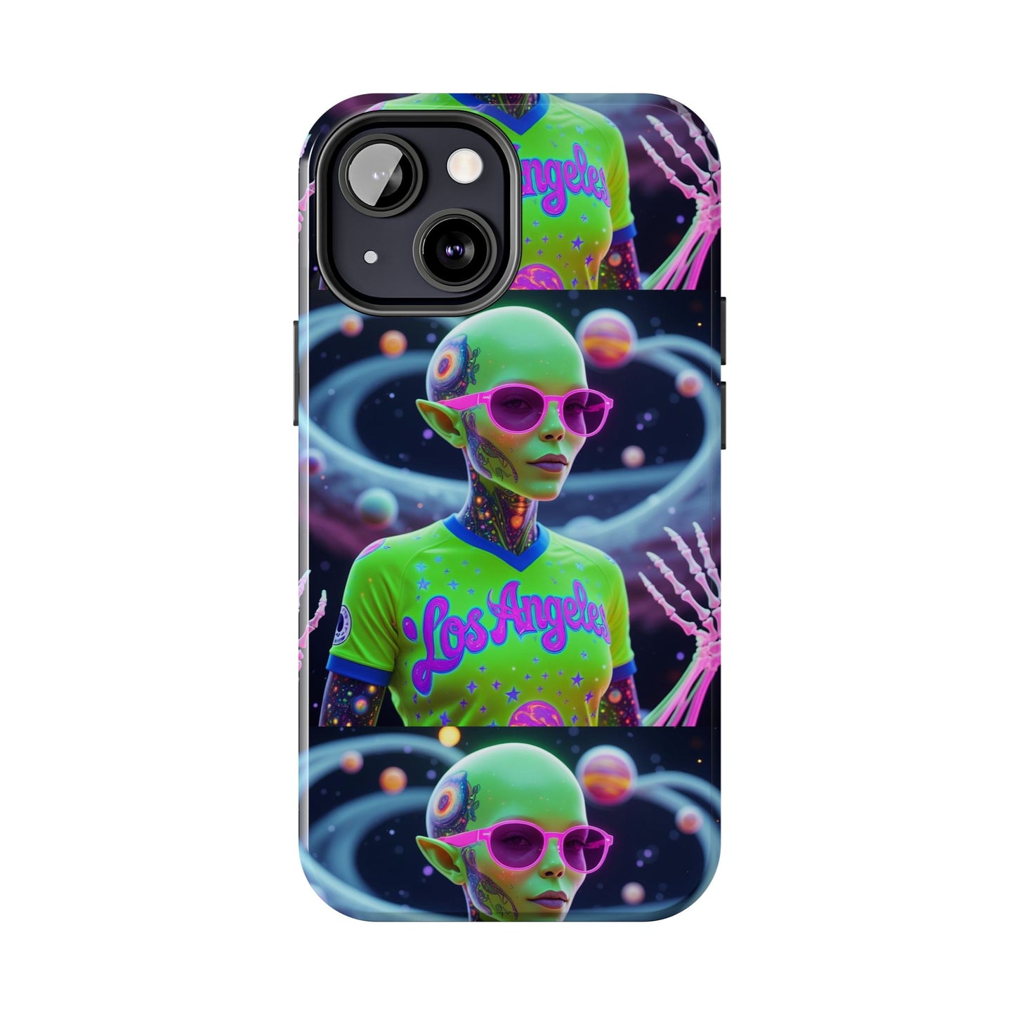 Los Angelez Made x Neon Alien Tough Phone Case