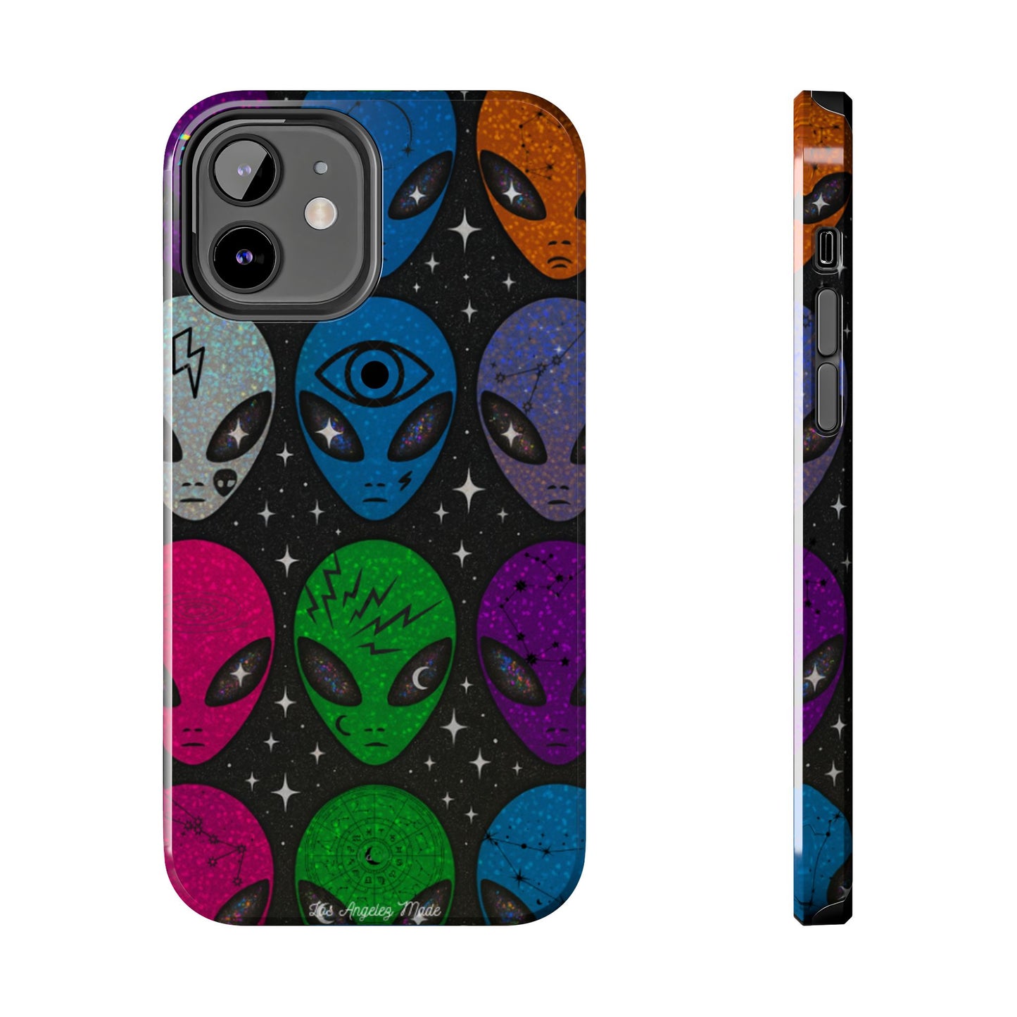 Los Angelez Made x Y2K Alien Sticker Sheet Tough Phone Case