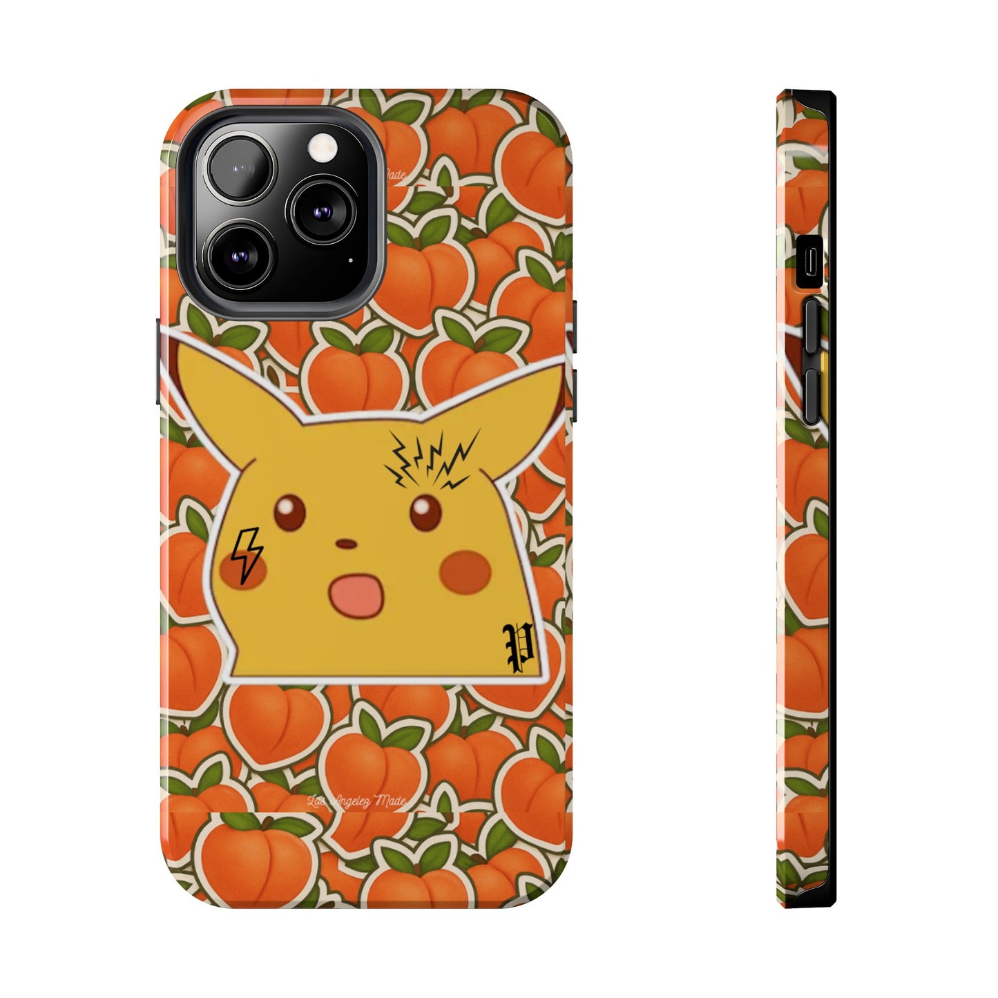 Los Angelez Made x Shocked Pika Peach Tough Phone Case
