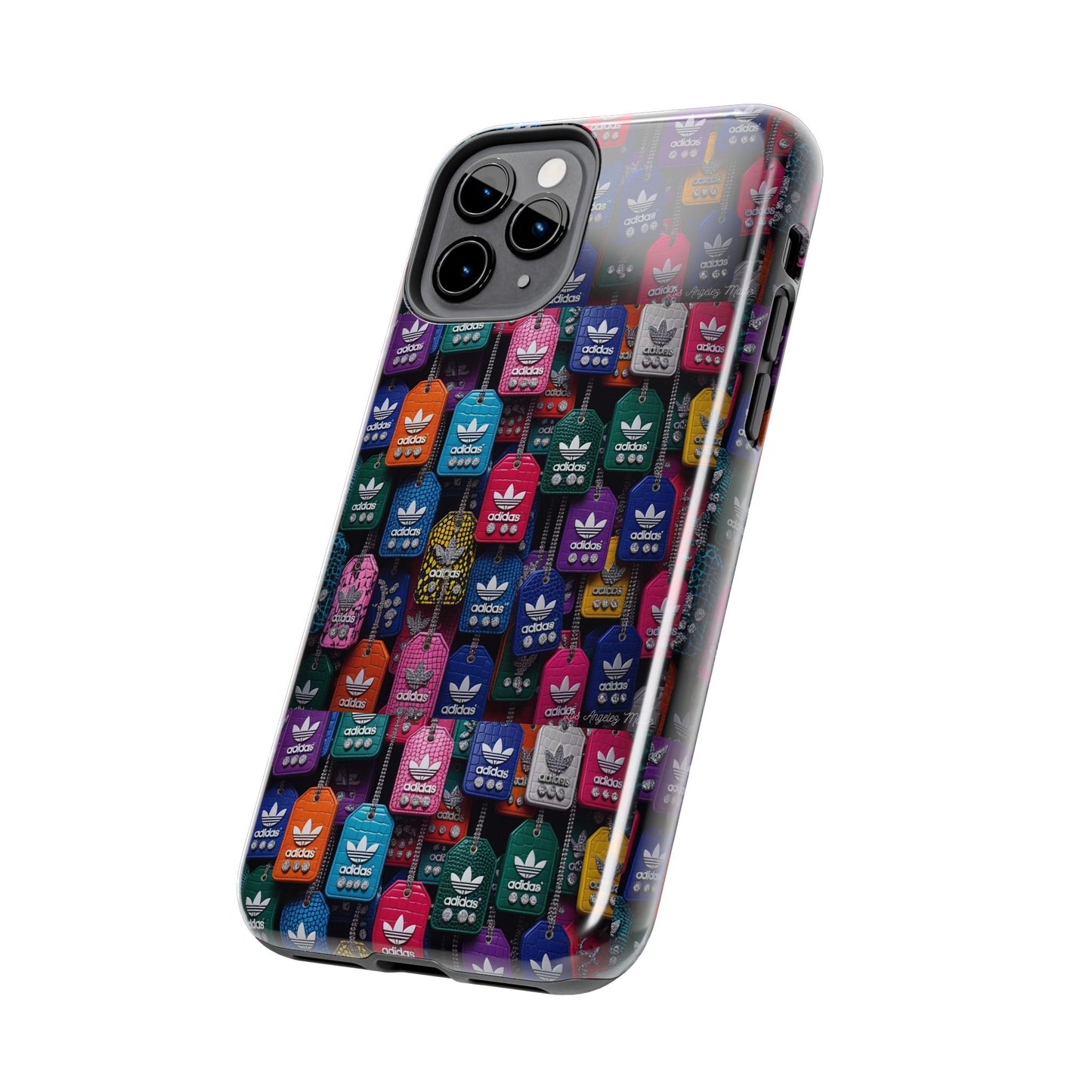 Los Angelez Made x Adidas Leather Tags Tough Phone Case