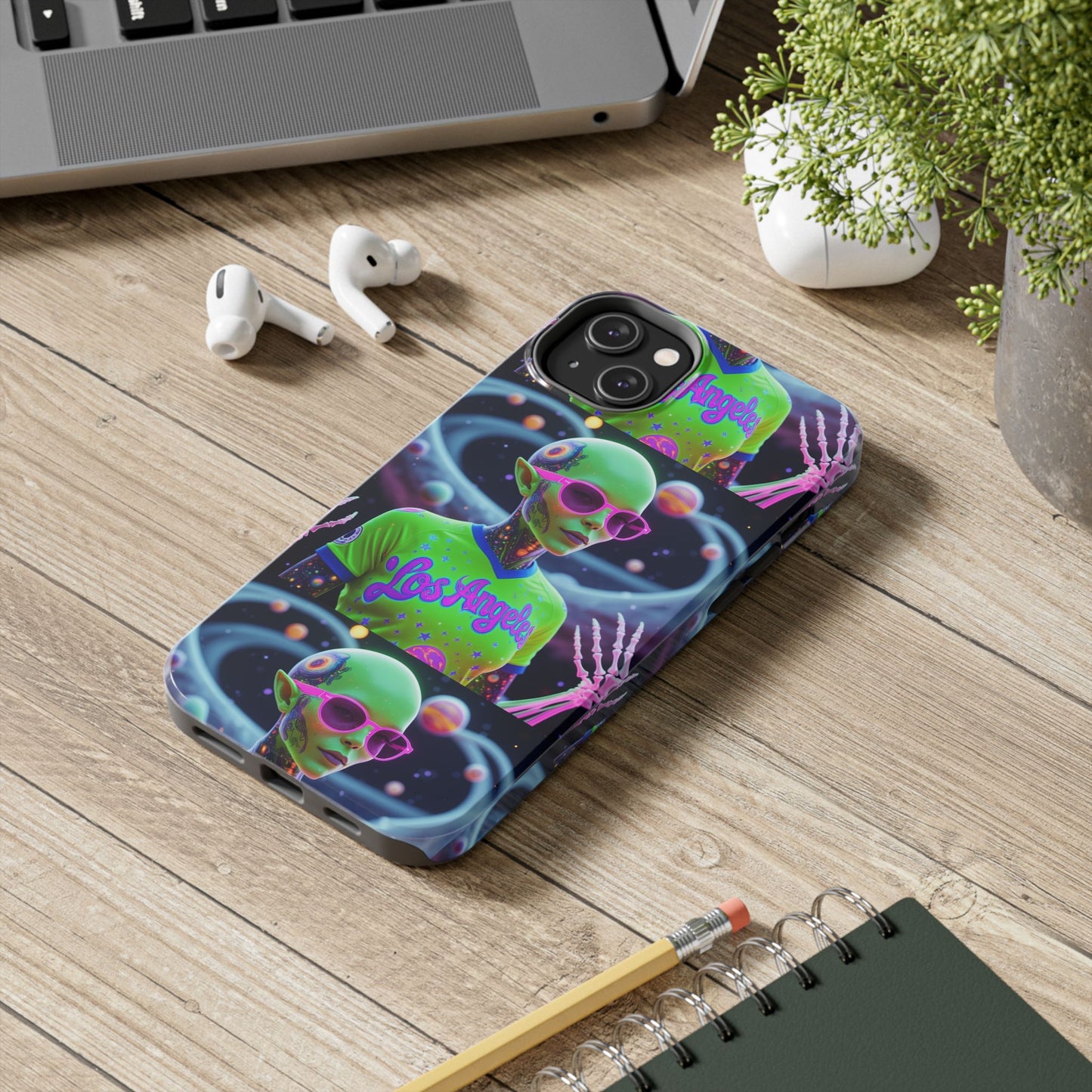 Los Angelez Made x Neon Alien Tough Phone Case