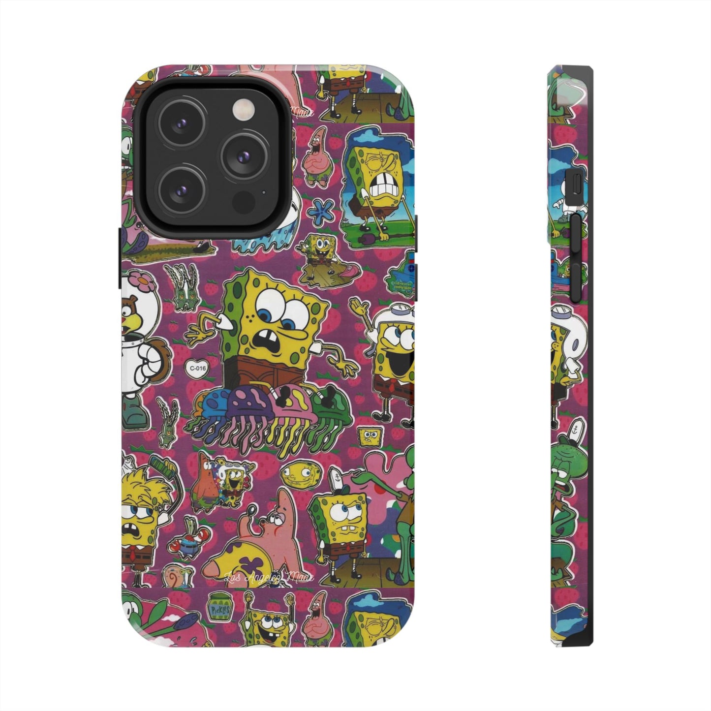 Los Angelez Made x SpongeBob Sticker Sheet Tough Phone Case