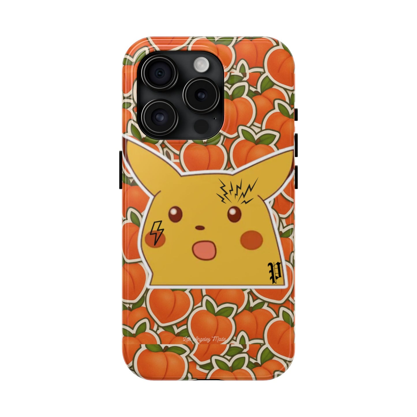 Los Angelez Made x Shocked Pika Peach Tough Phone Case