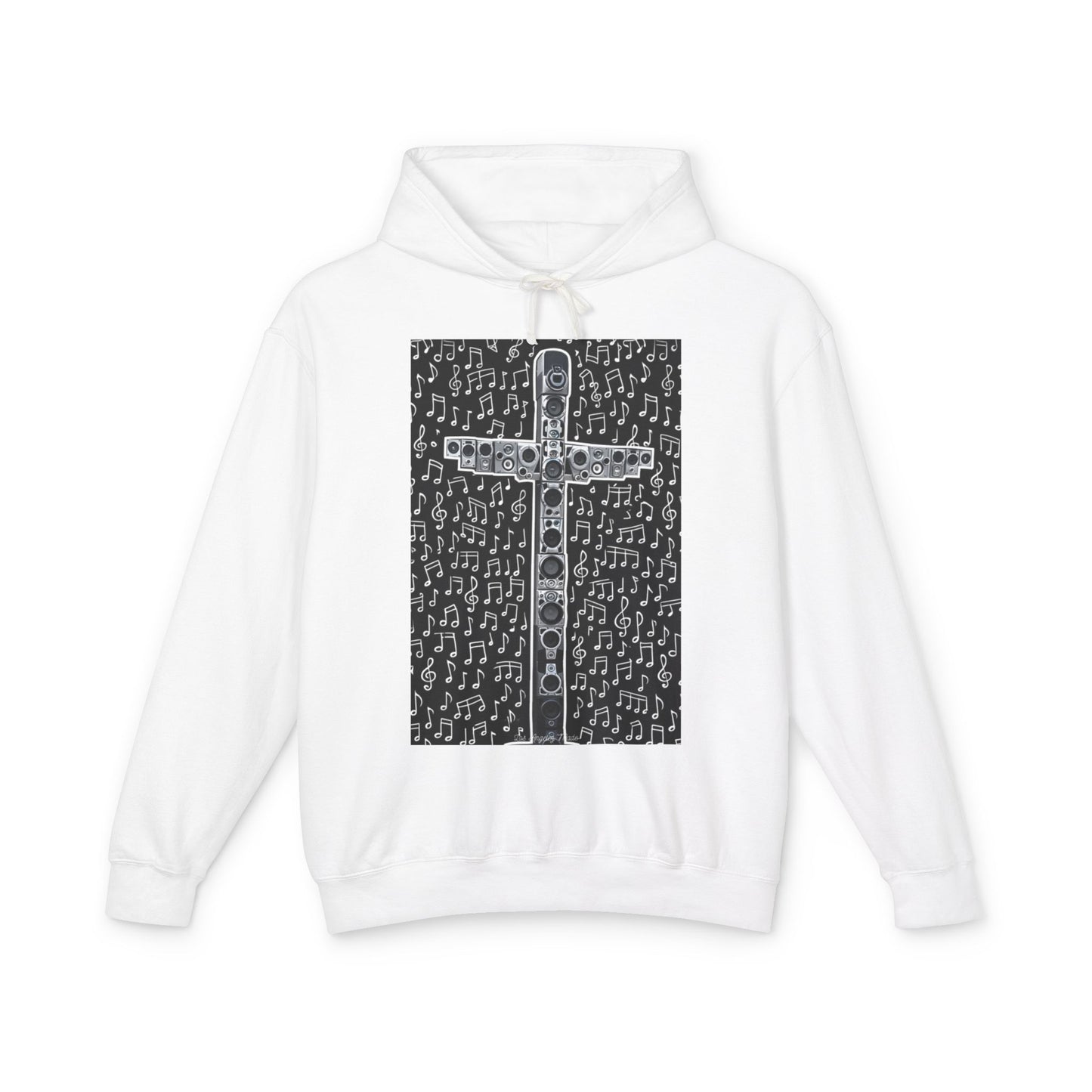 Los Angelez Made x Music is God Unisex Lightweight Hooded Sweatshirt