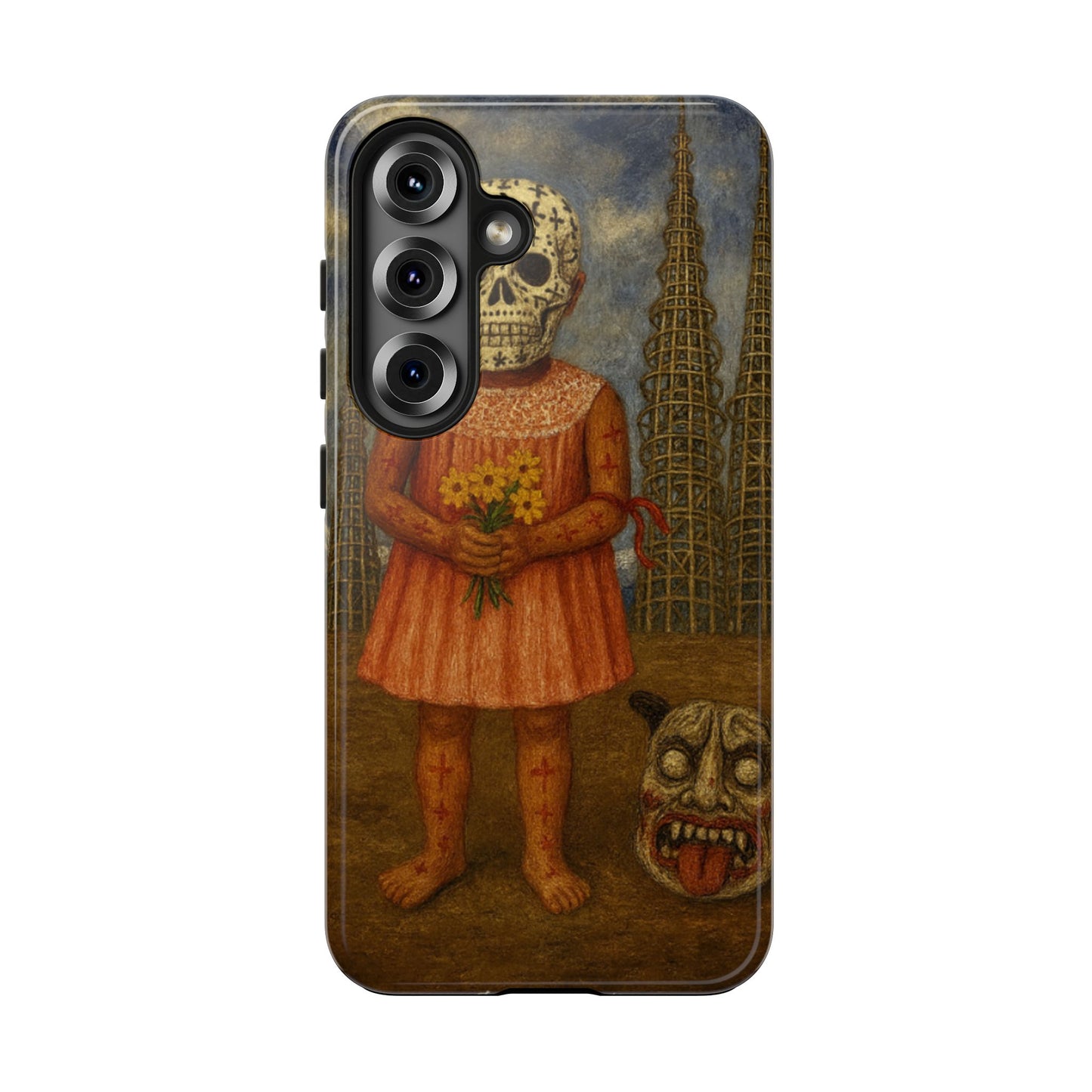 Los Angelez Made x Girl With Death Mask Tough Phone Case