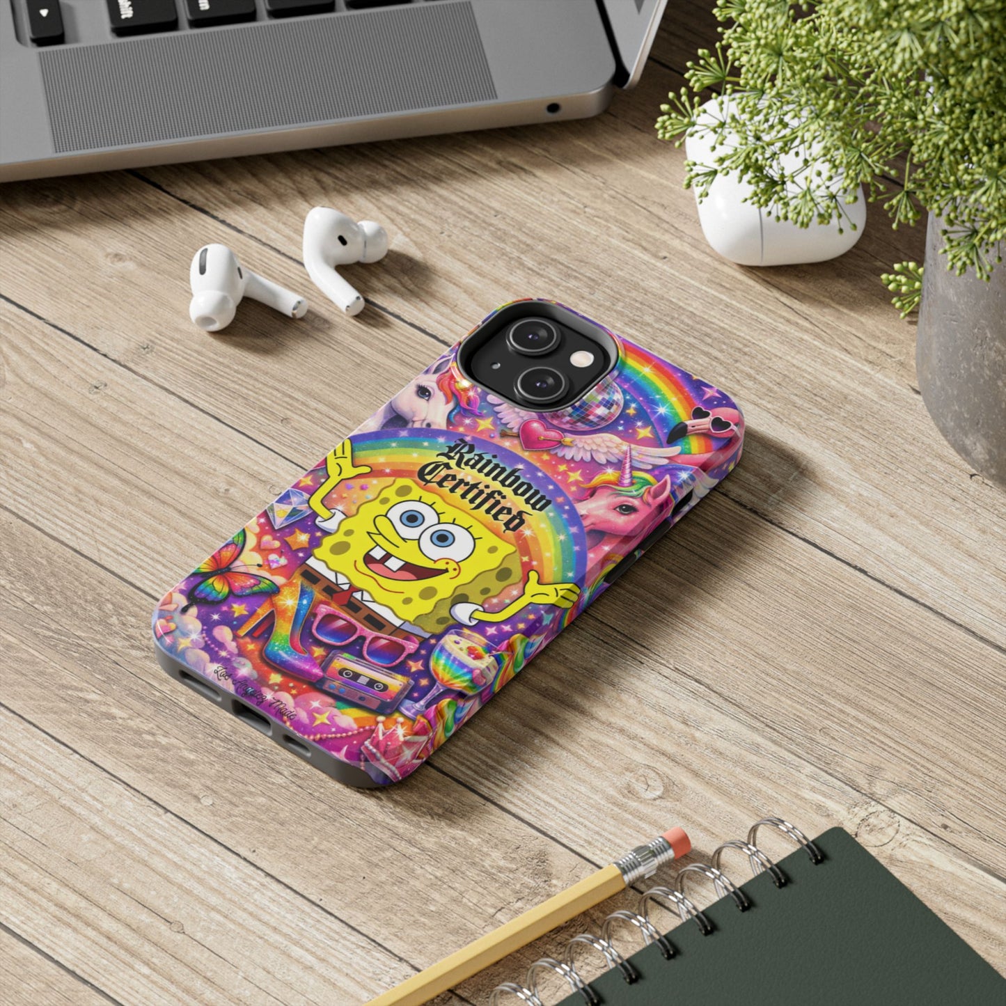 Los Angelez Made x Gay SpongeBob ''Rainbow Certified'' Tough Phone Case