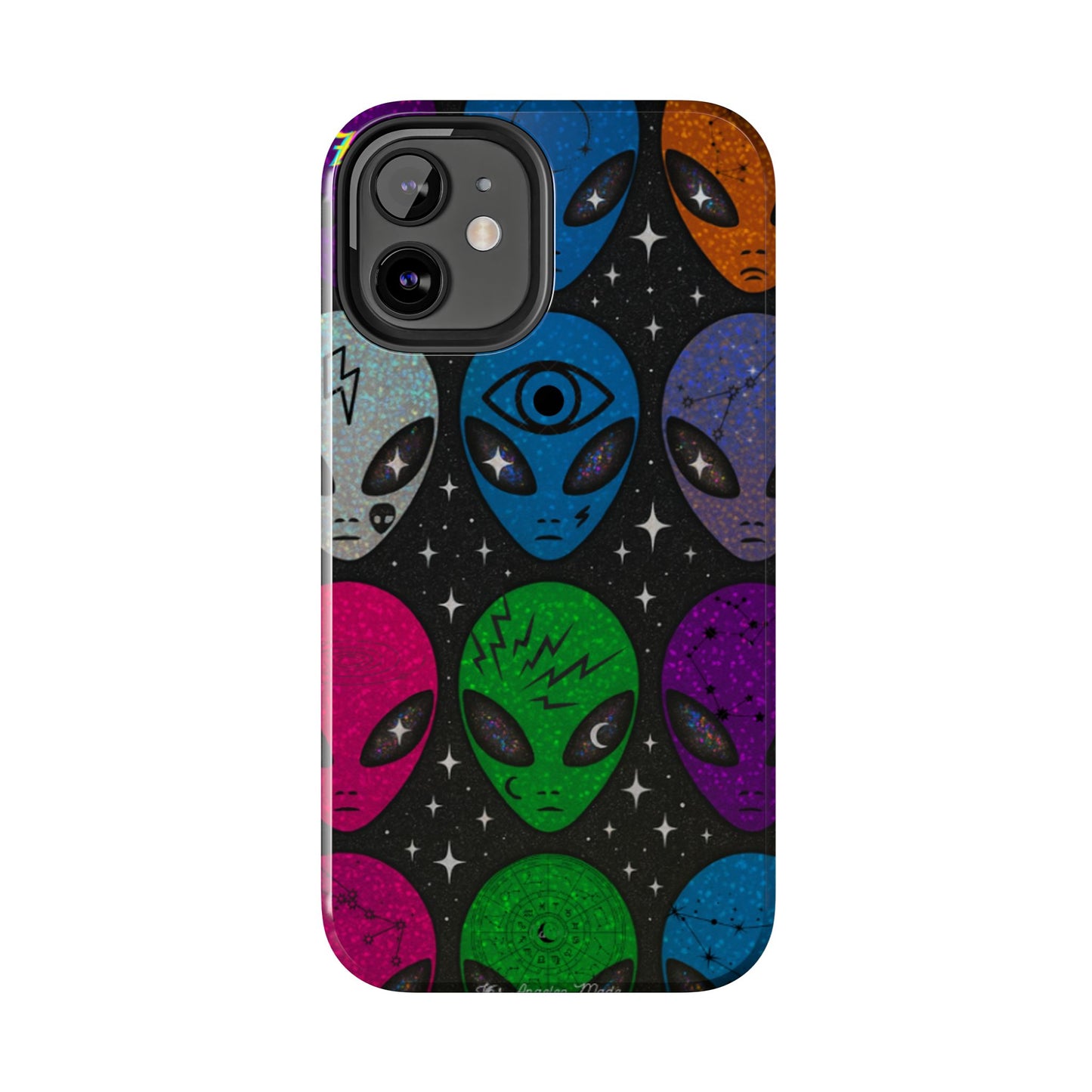 Los Angelez Made x Y2K Alien Sticker Sheet Tough Phone Case