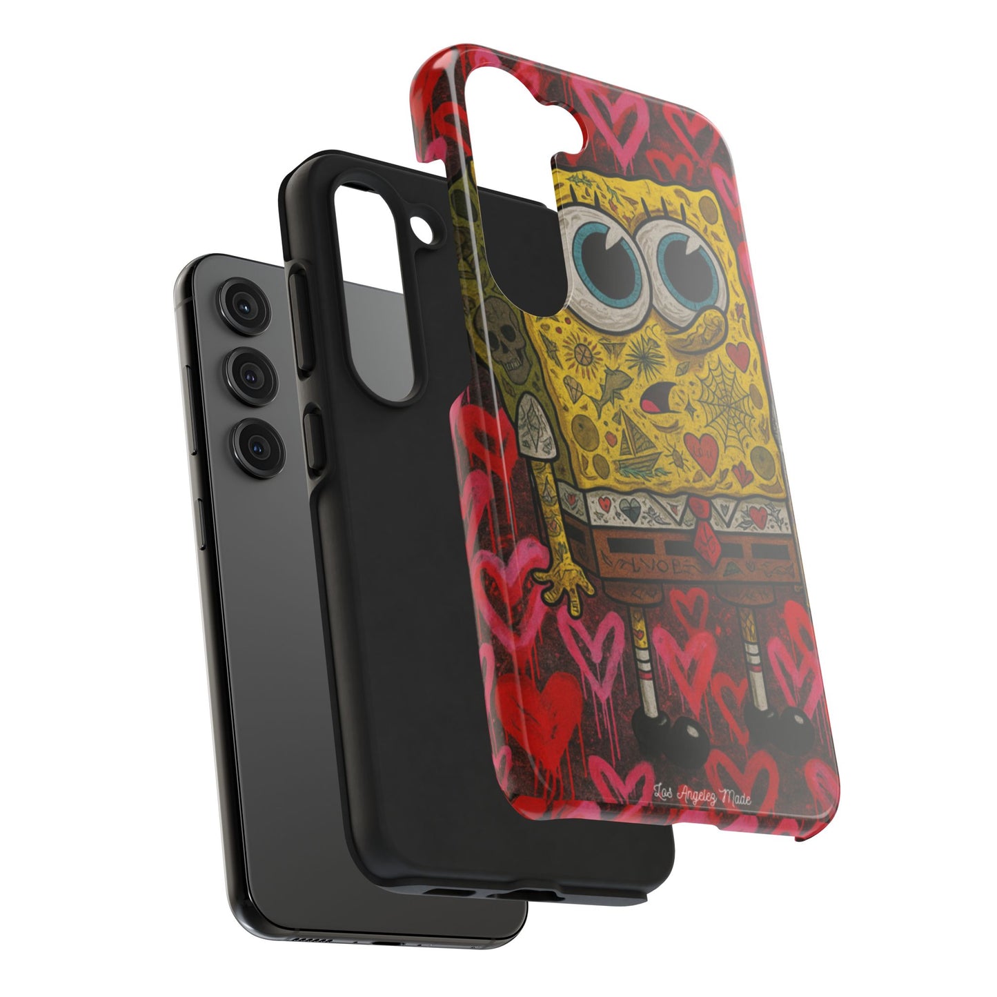 Los Angelez Made x Tatted Spongebob Tough Phone Case