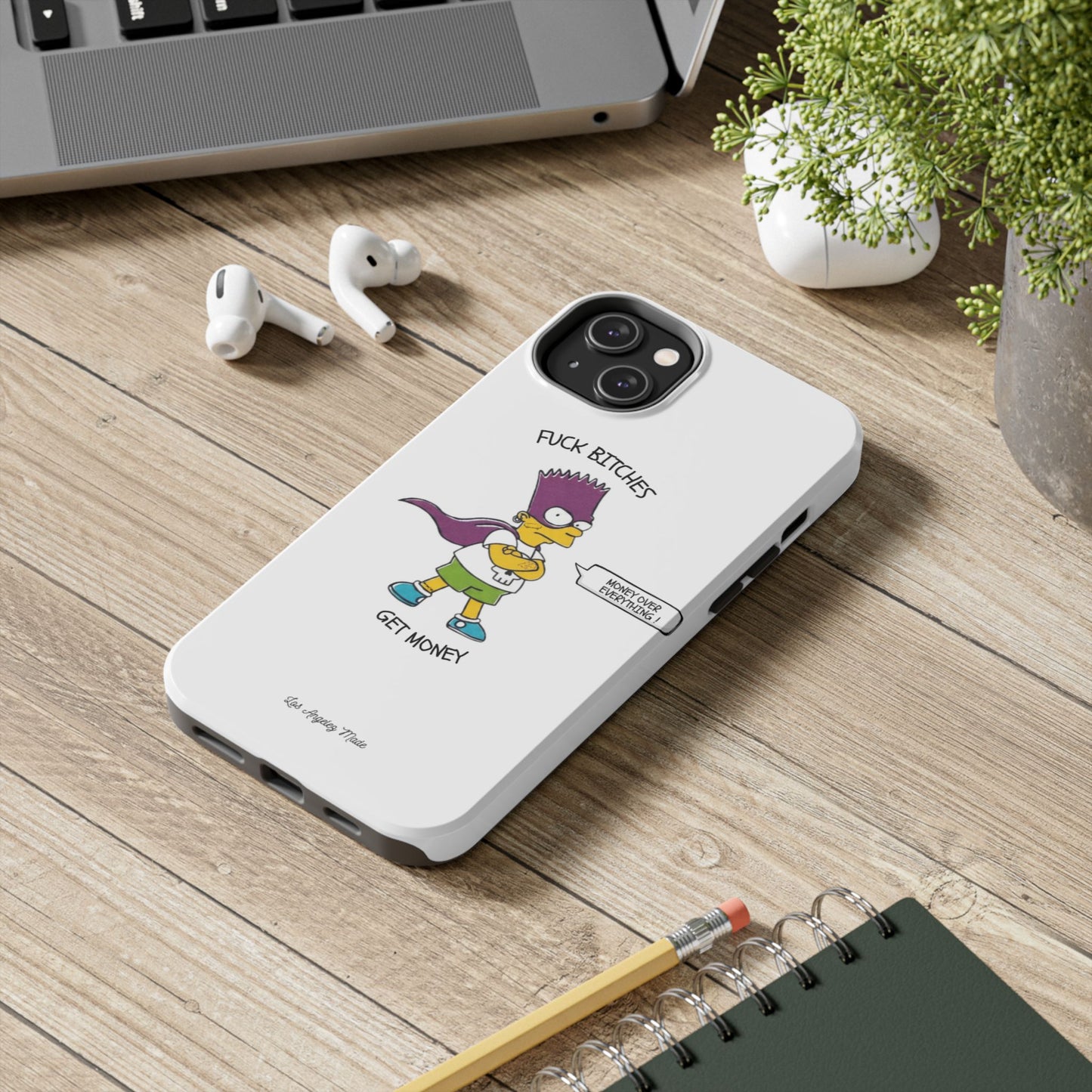 Los Angelez Made x Bart Get Money Tough Phone Case