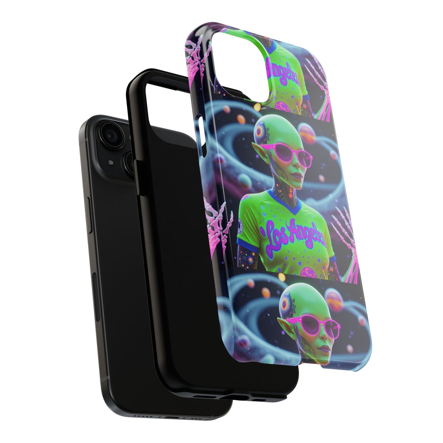 Los Angelez Made x Neon Alien Tough Phone Case