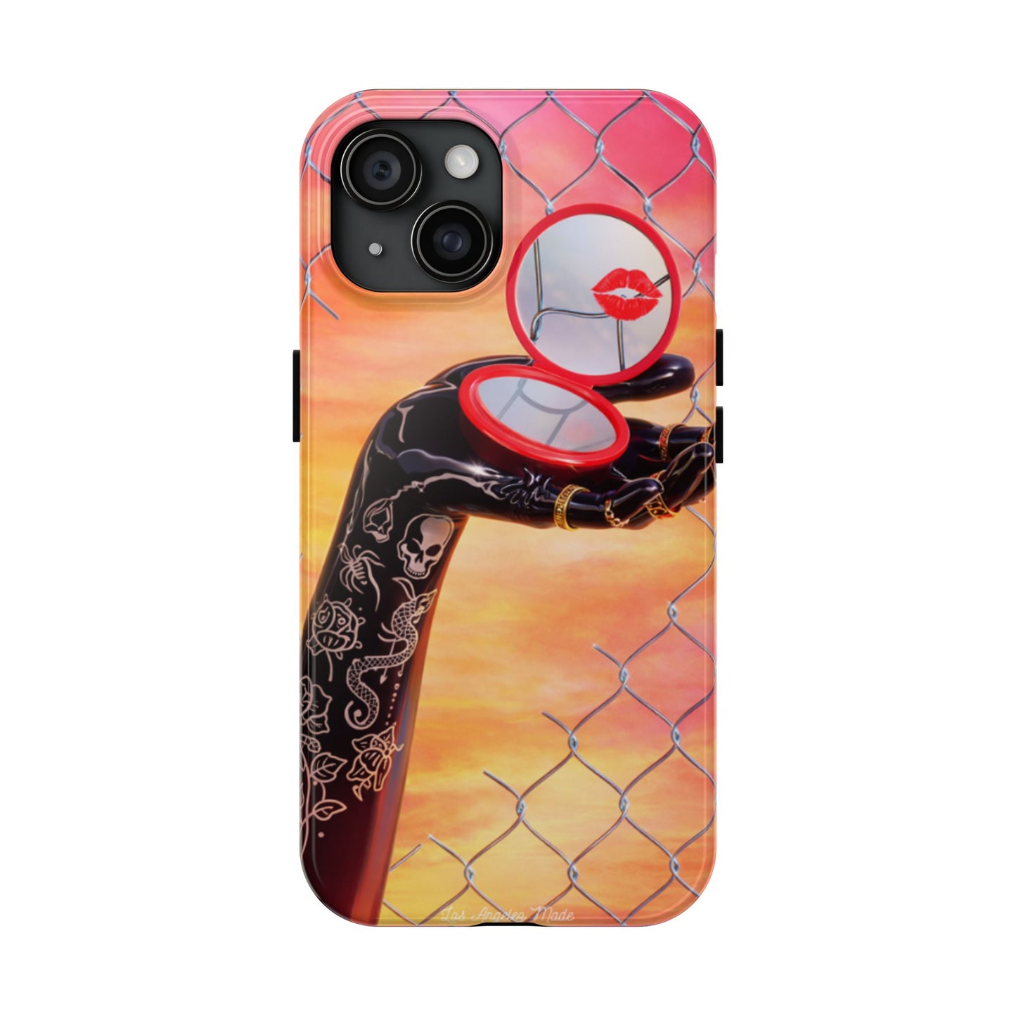 Los Angelez Made x Compact Kiss Tough Phone Case