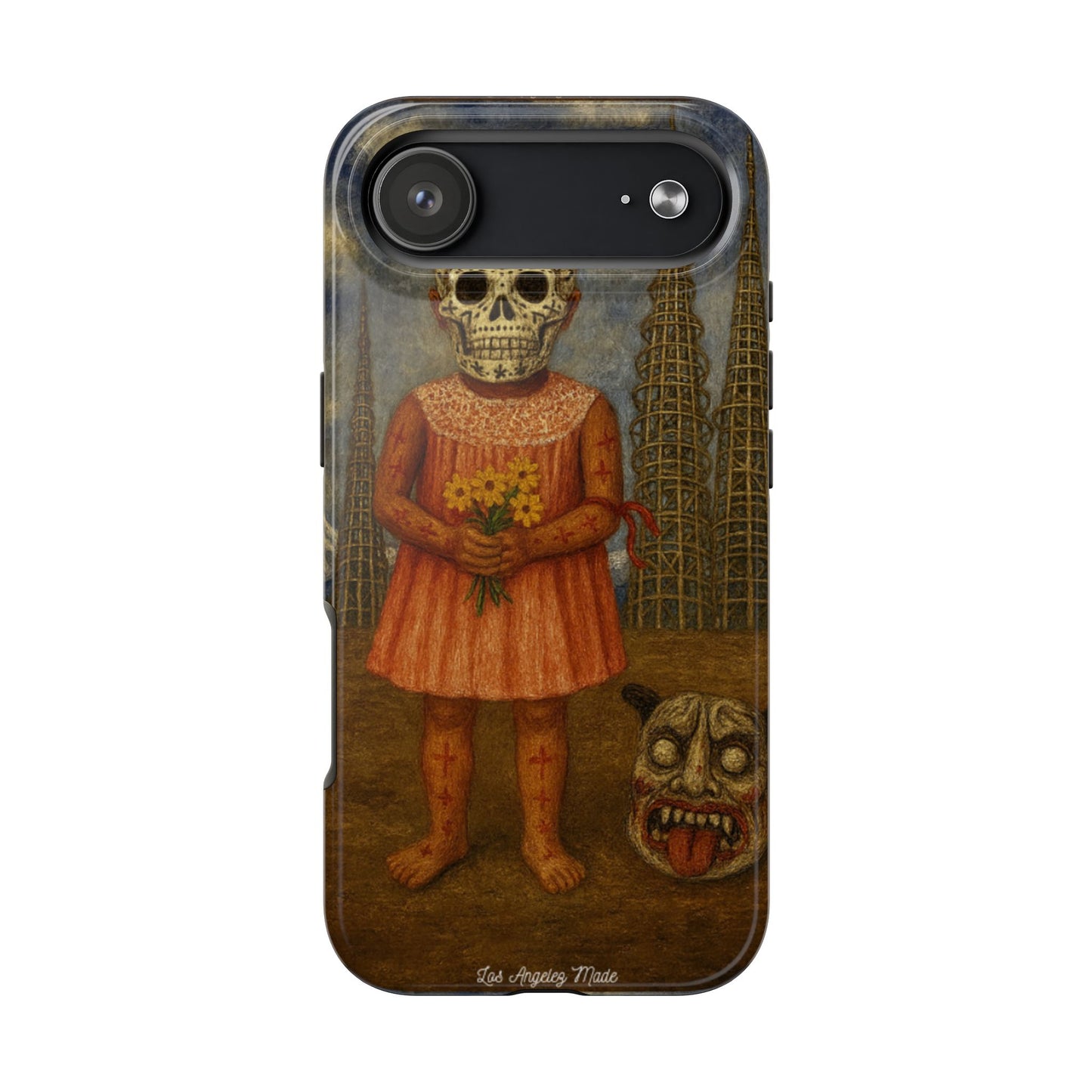 Los Angelez Made x Girl With Death Mask Tough Phone Case