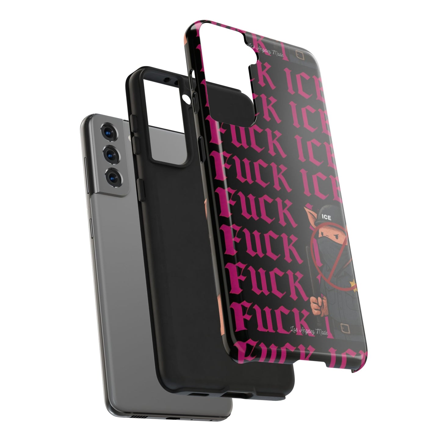 Los Angelez Made x F*ck ICE Tough Phone Case