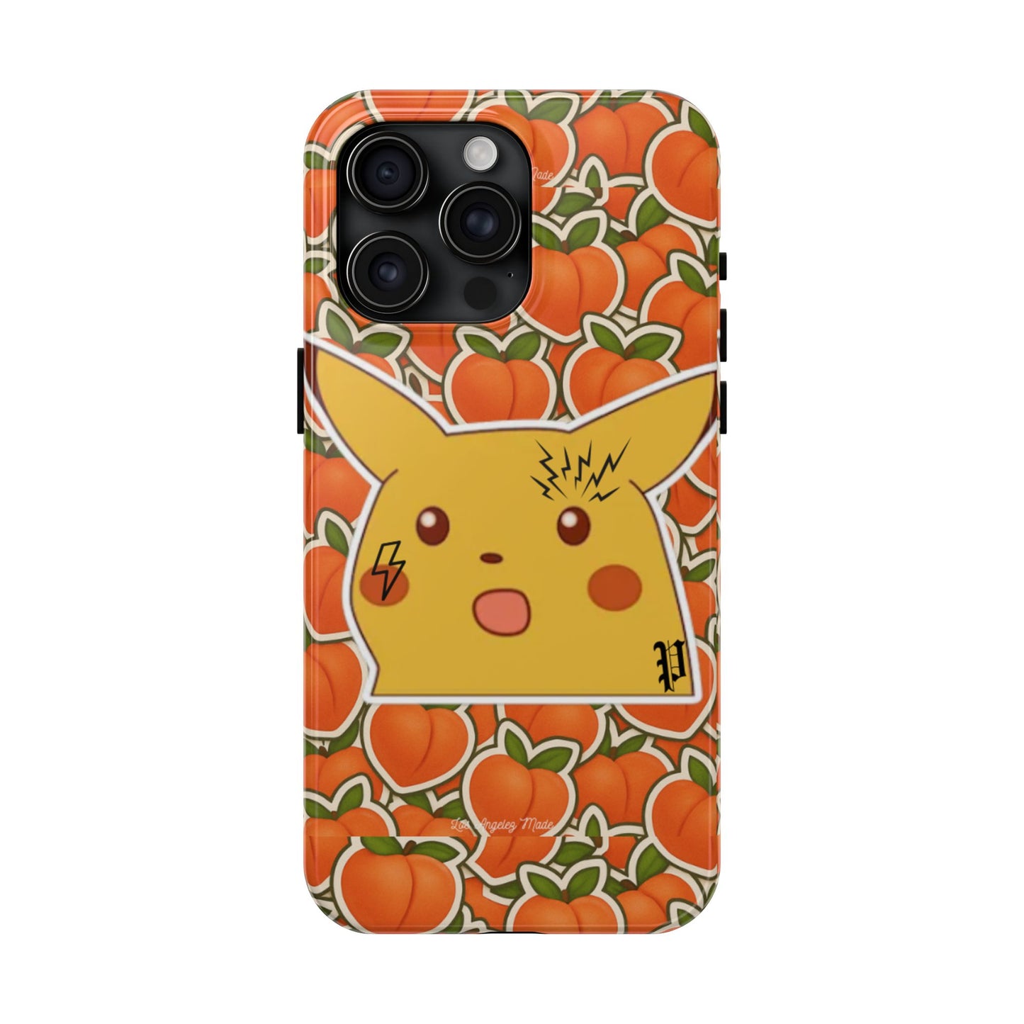 Los Angelez Made x Shocked Pika Peach Tough Phone Case