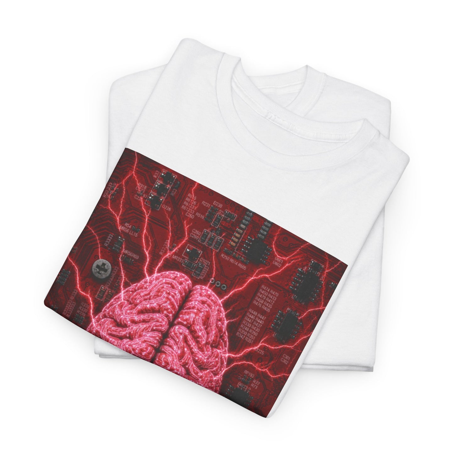 Los Angelez Made x Neural Circuit Unisex Heavy Cotton T-Shirt