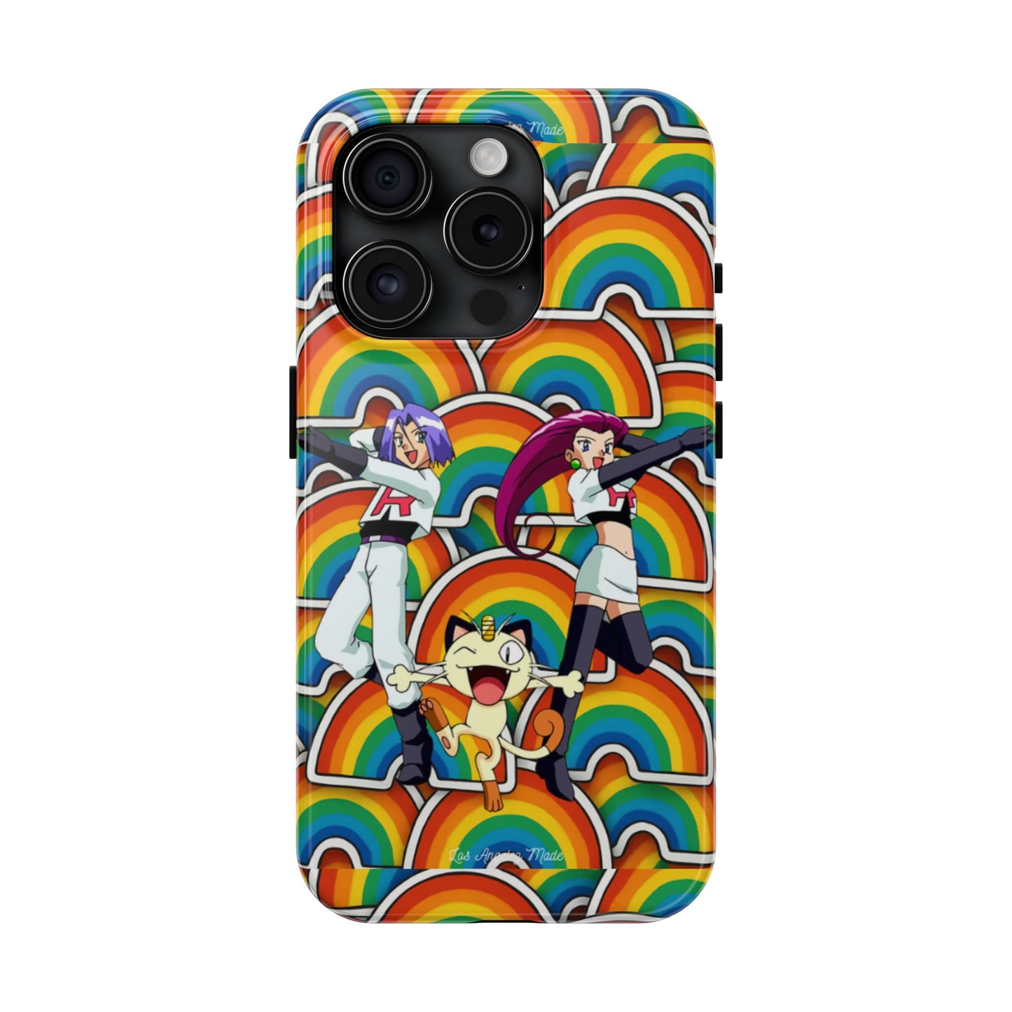 Los Angelez Made x Team Rocket Rainbow Emoji Tough Phone Case