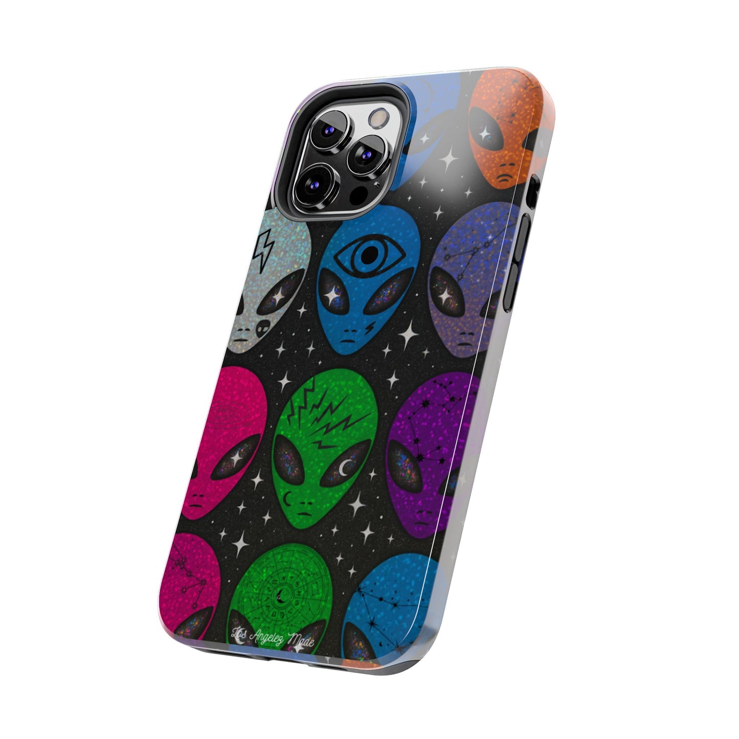 Los Angelez Made x Y2K Alien Sticker Sheet Tough Phone Case