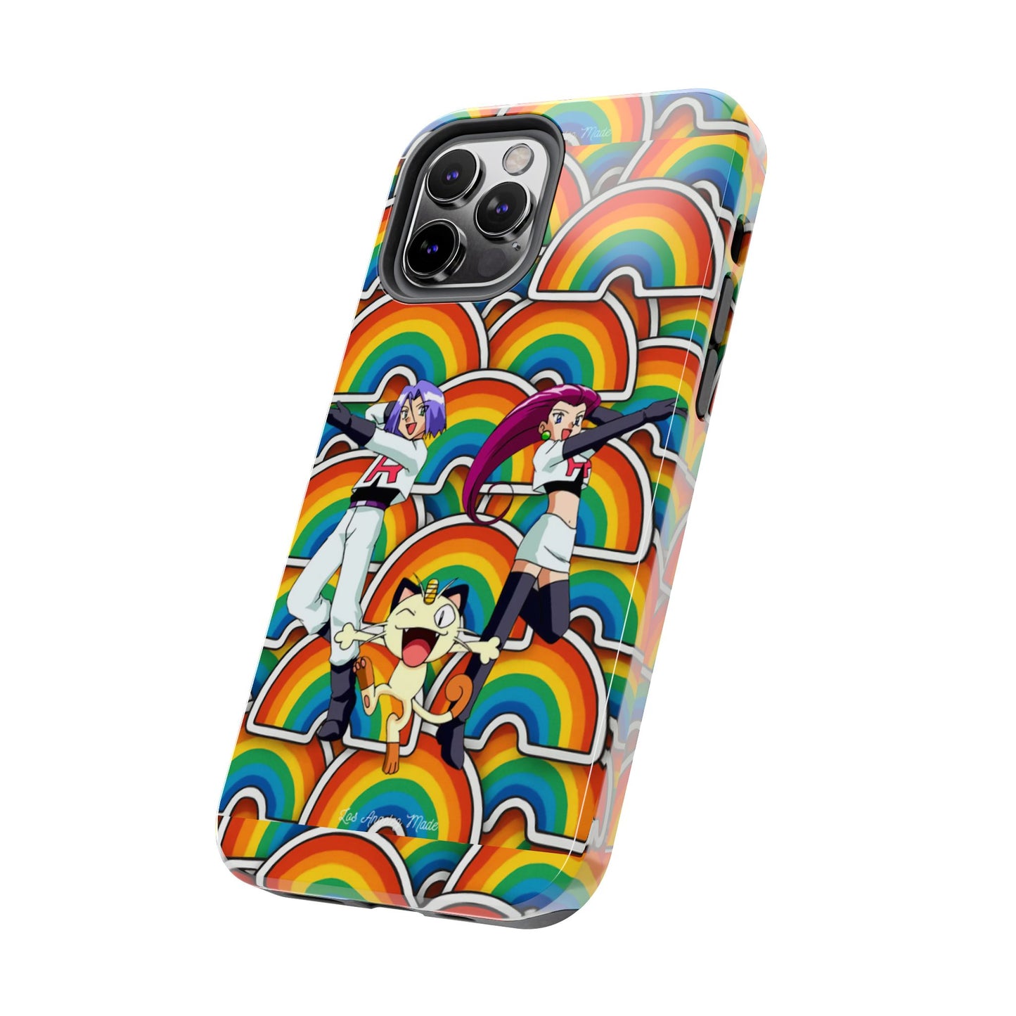 Los Angelez Made x Team Rocket Rainbow Emoji Tough Phone Case