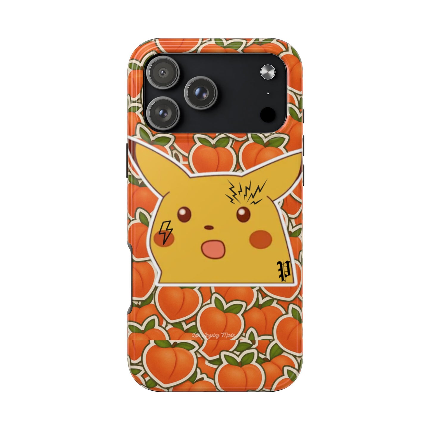 Los Angelez Made x Shocked Pika Peach Tough Phone Case