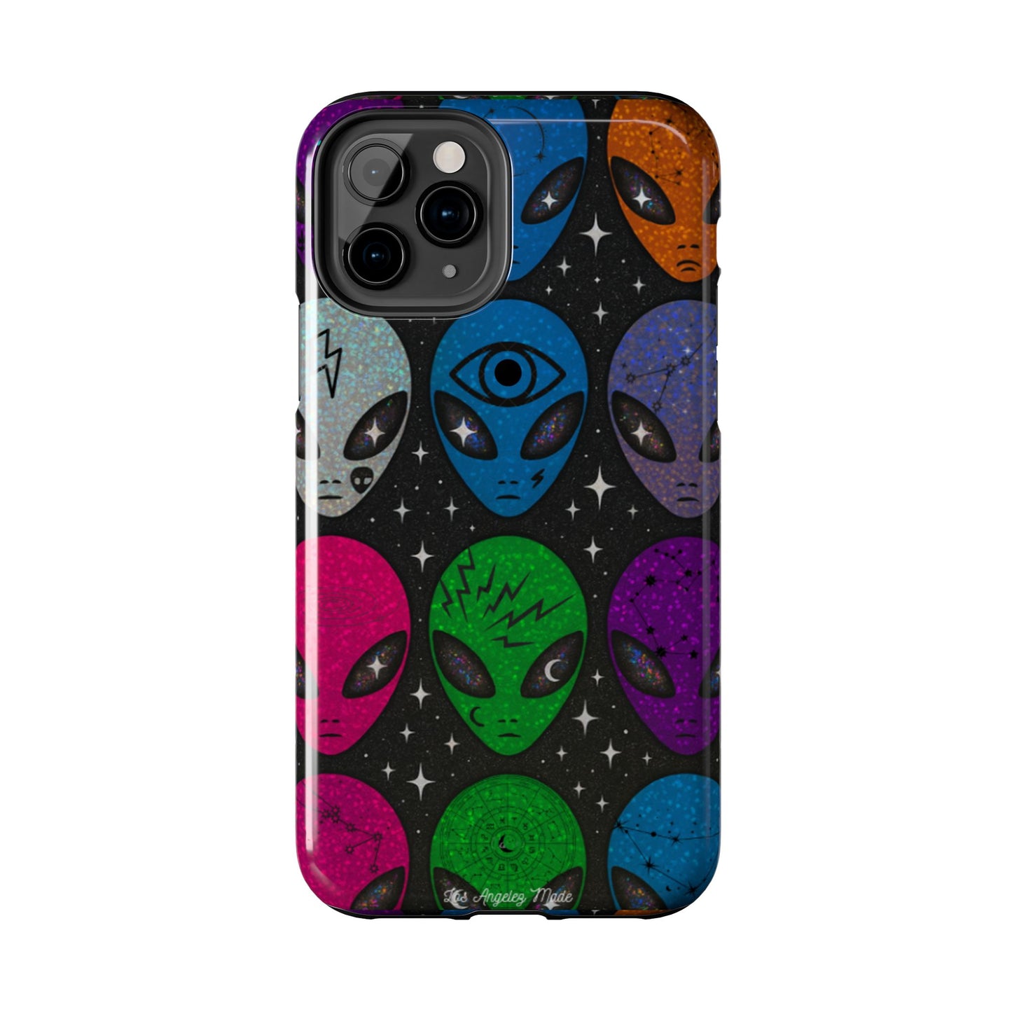 Los Angelez Made x Y2K Alien Sticker Sheet Tough Phone Case