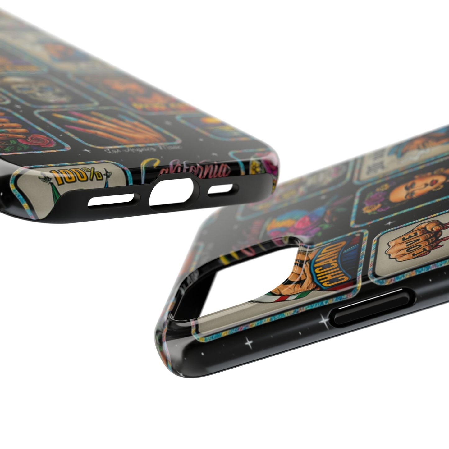 Los Angelez Made x Chicano Vintage Stickers Tough Phone Case